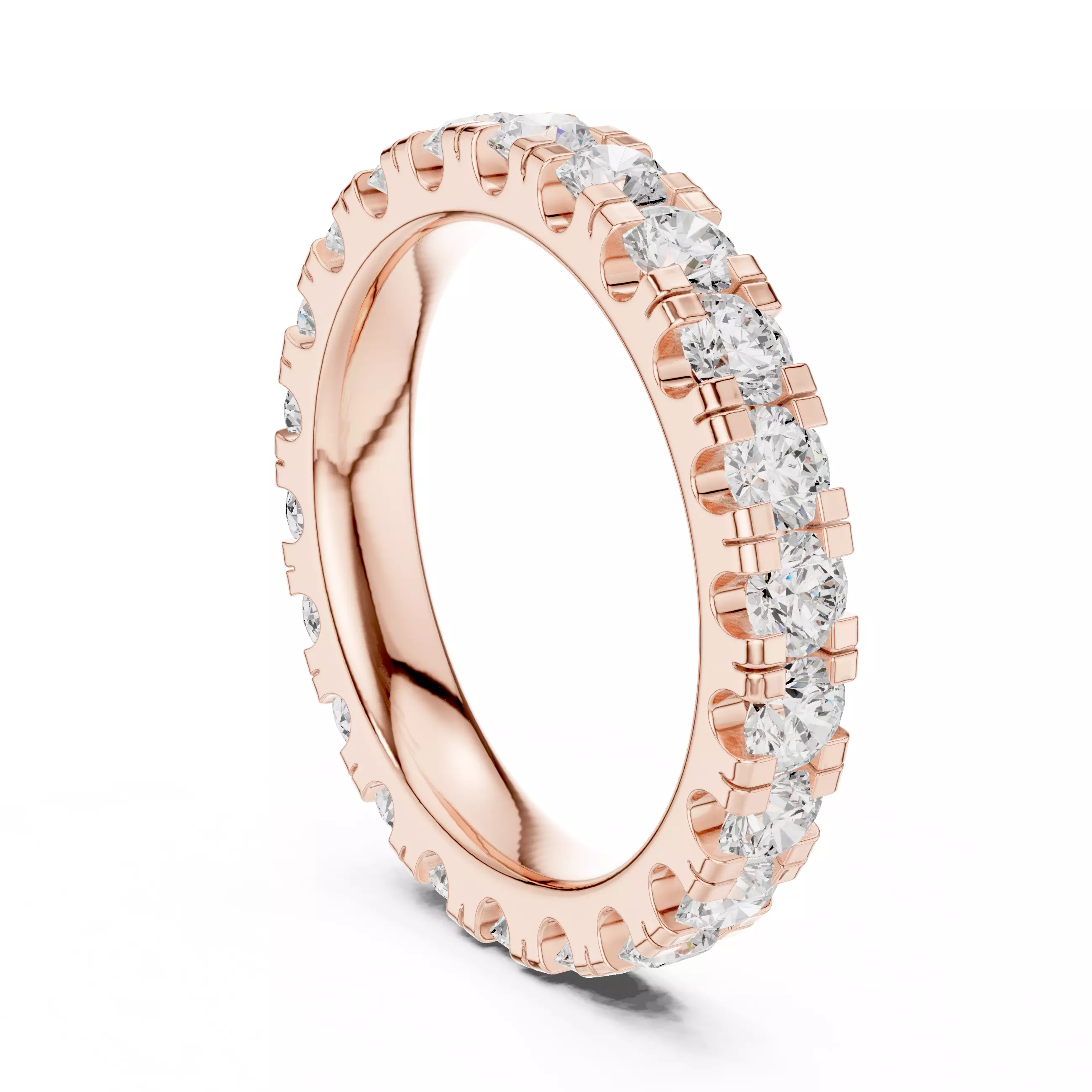 Eternity Band Ring 3dm stl renders animation details 3D print model_3