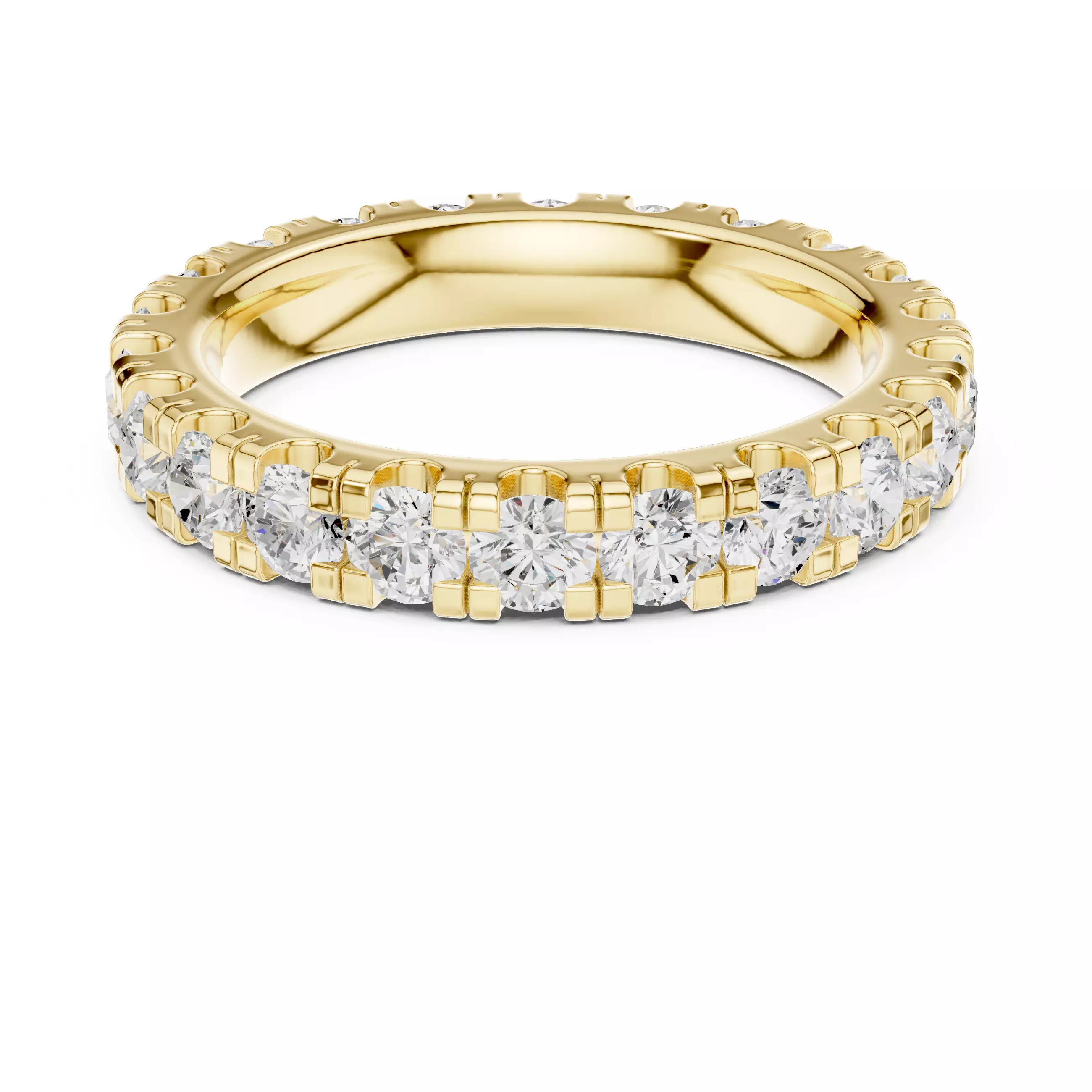 Eternity Band Ring 3dm stl renders animation details 3D print model_13