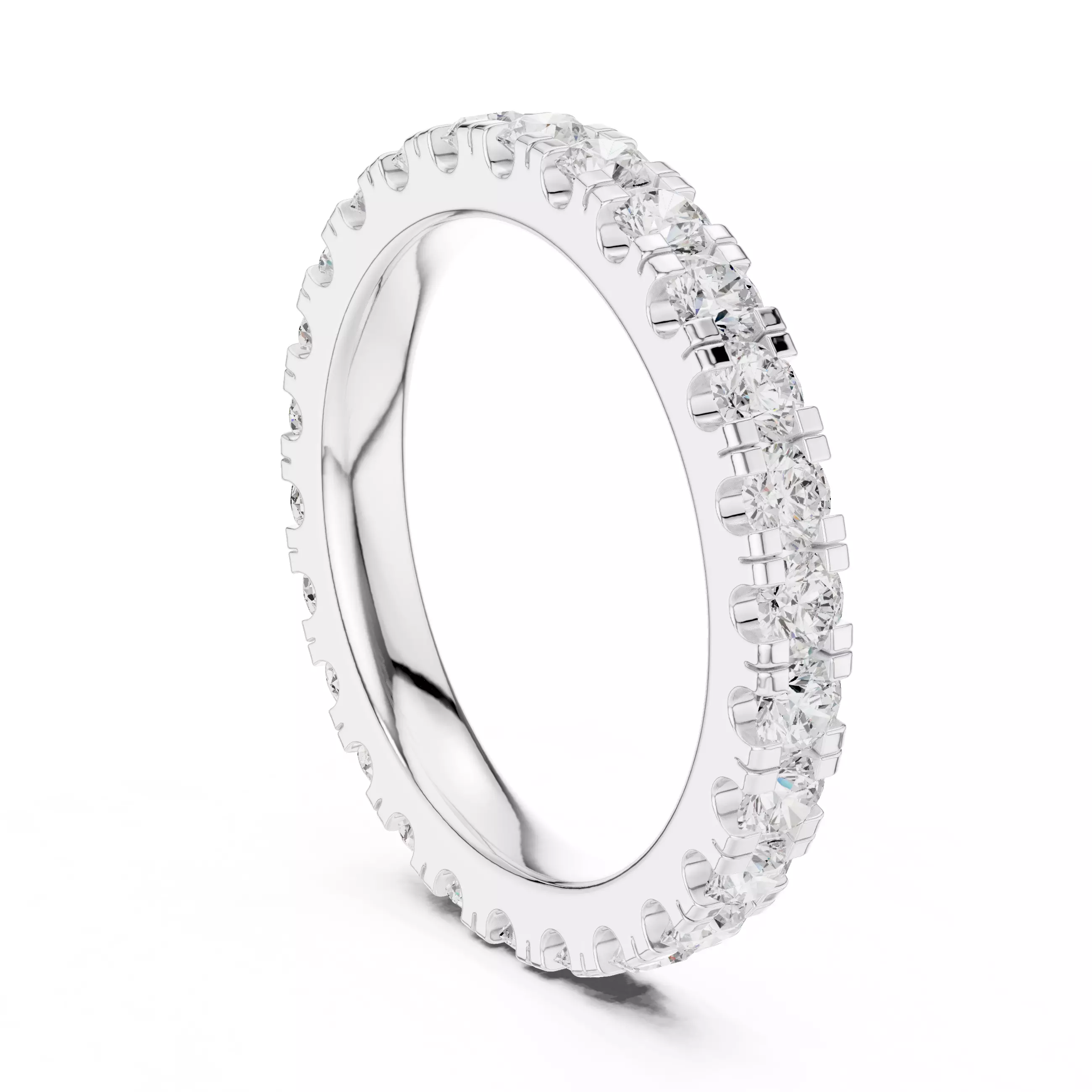 Eternity Band Ring 3dm stl renders animation details  3D print model_6