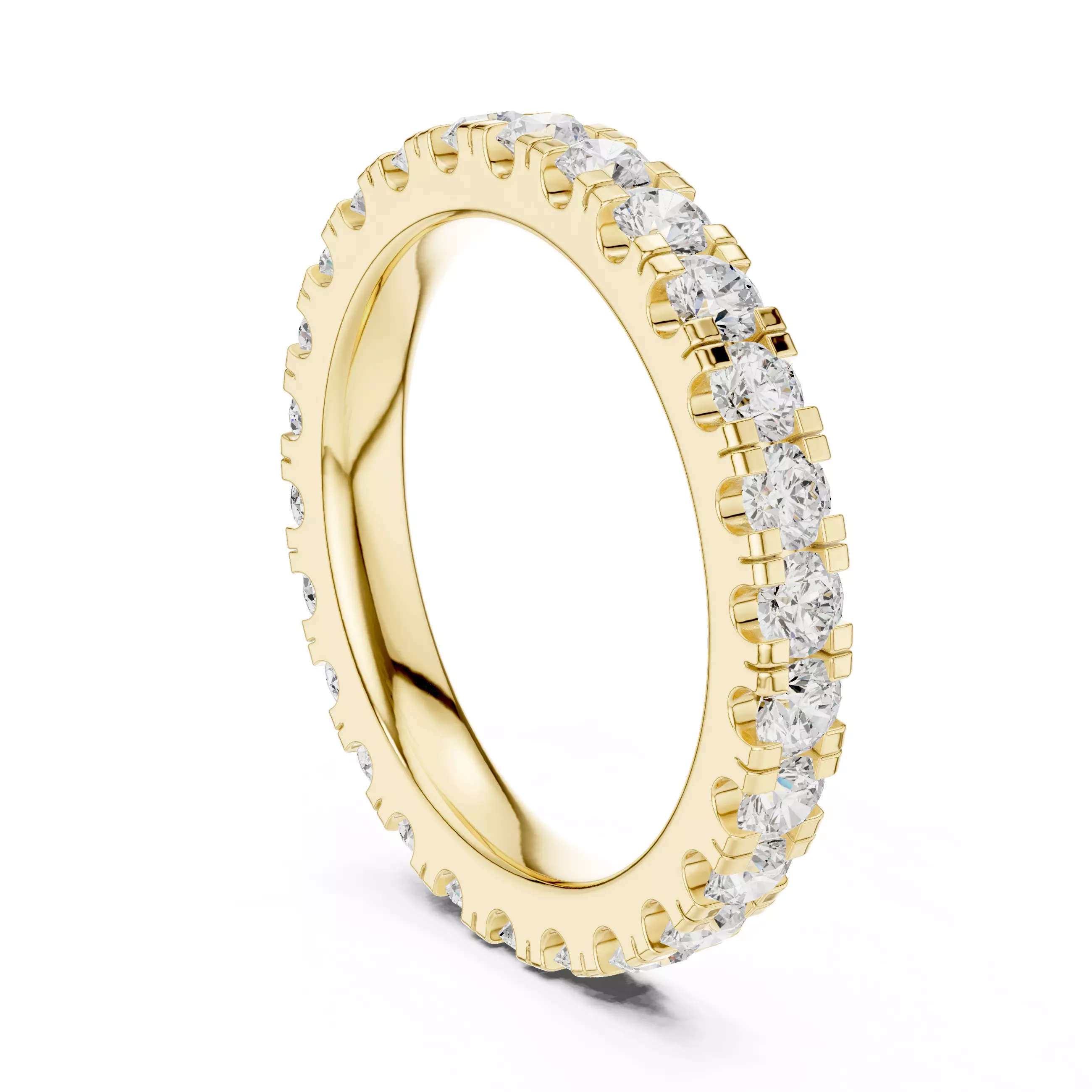 Eternity Band Ring 3dm stl renders animation details  3D print model_10
