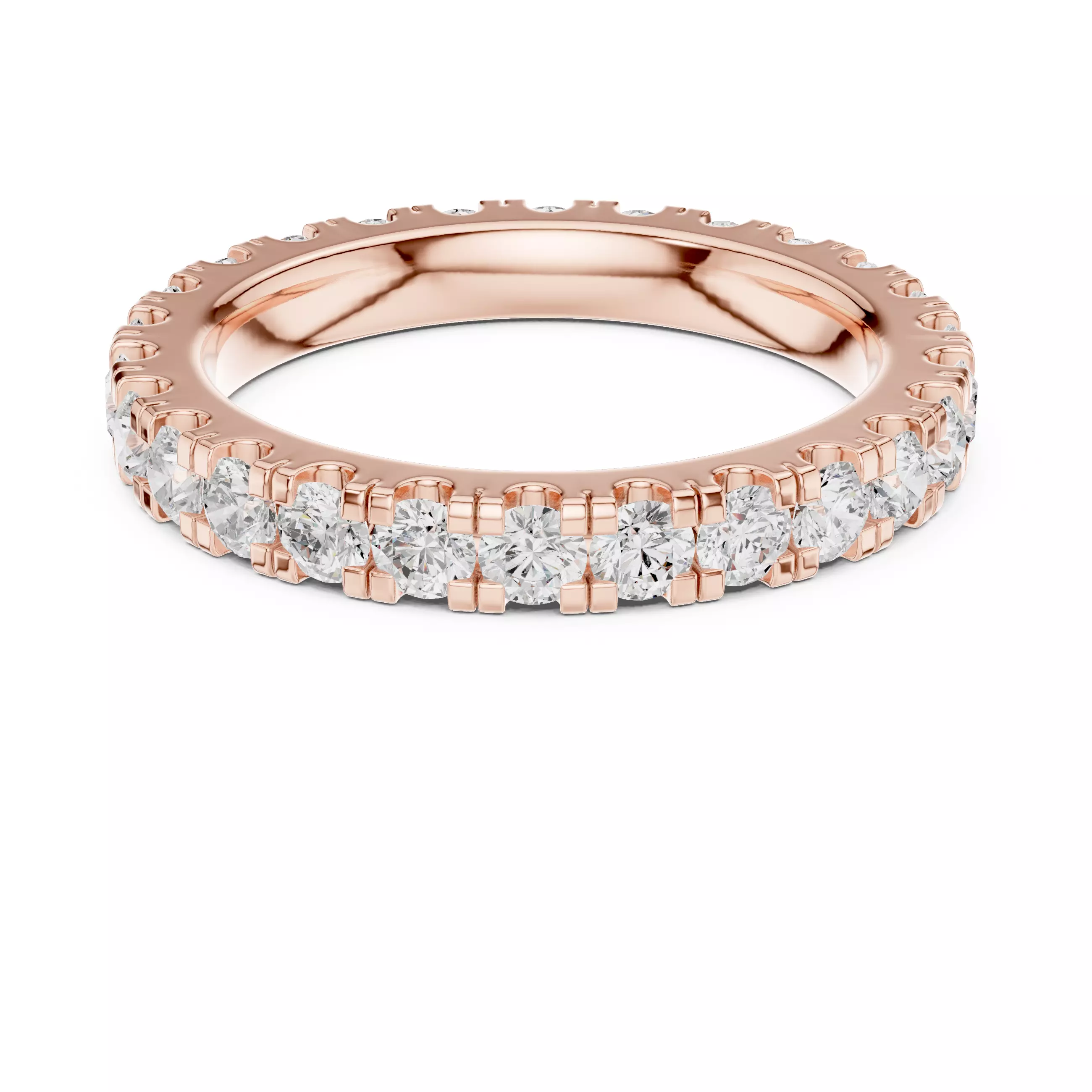 Eternity Band Ring 3dm stl renders animation details  3D print model_0