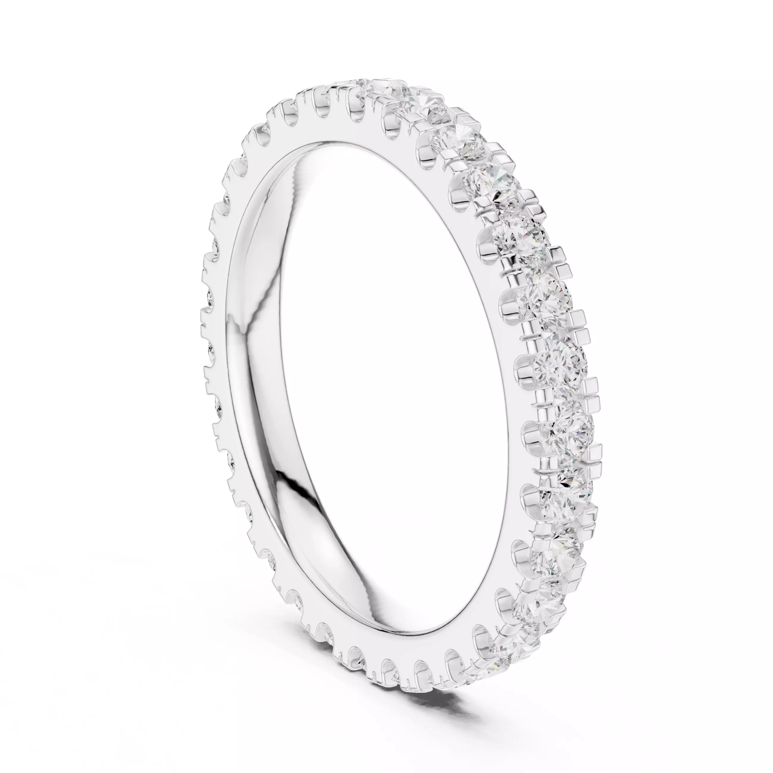 Eternity Band Ring 3dm stl renders animation details 3D print model_6