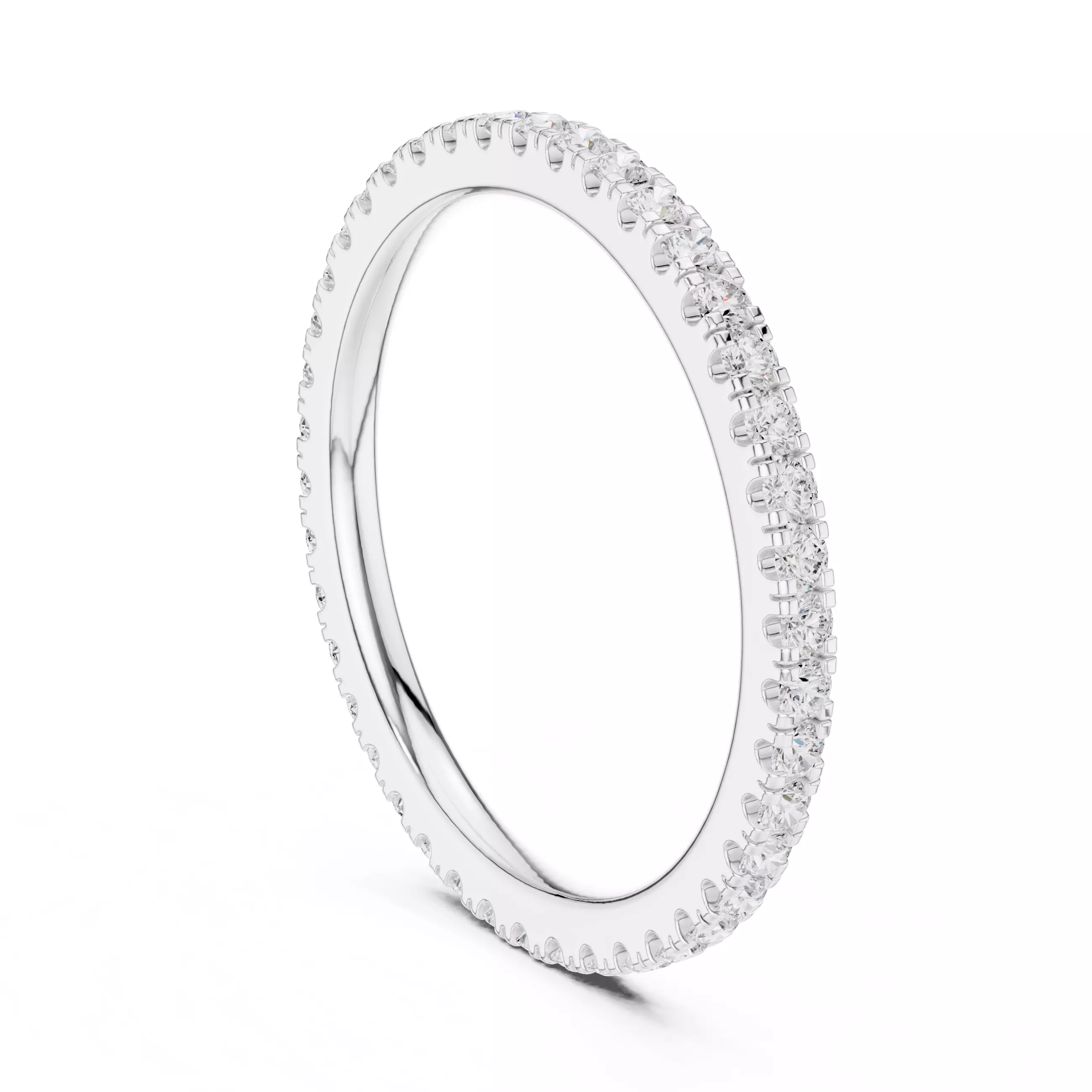 Eternity Band Ring 3dm stl renders animation details 3D print model_6
