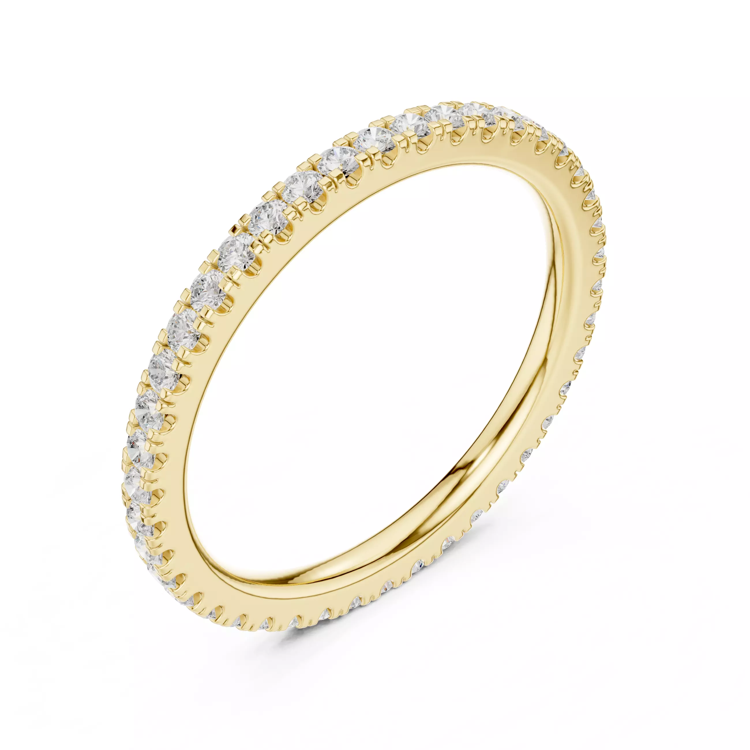 Eternity Band Ring 3dm stl renders animation details 3D print model_11