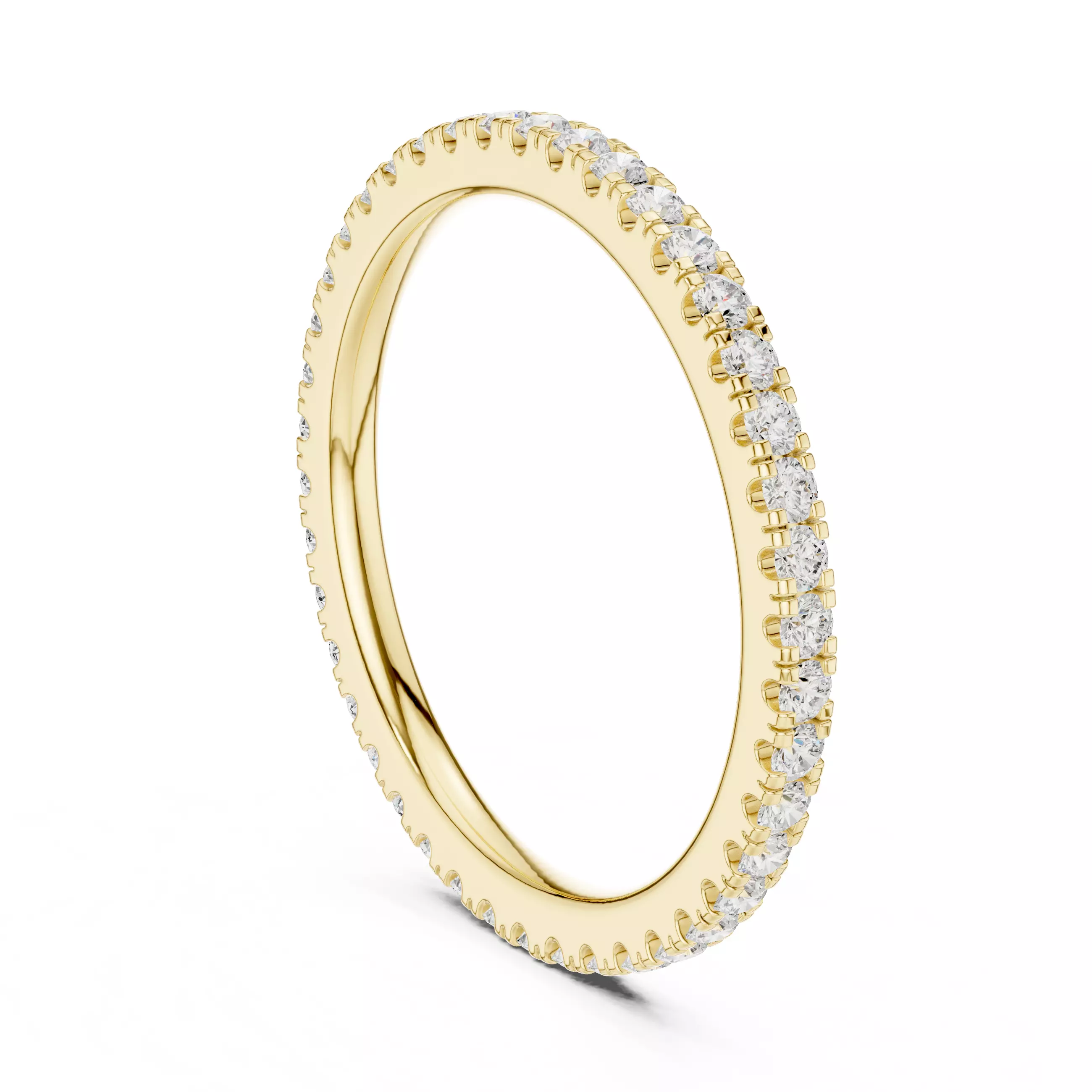 Eternity Band Ring 3dm stl renders animation details 3D print model_10