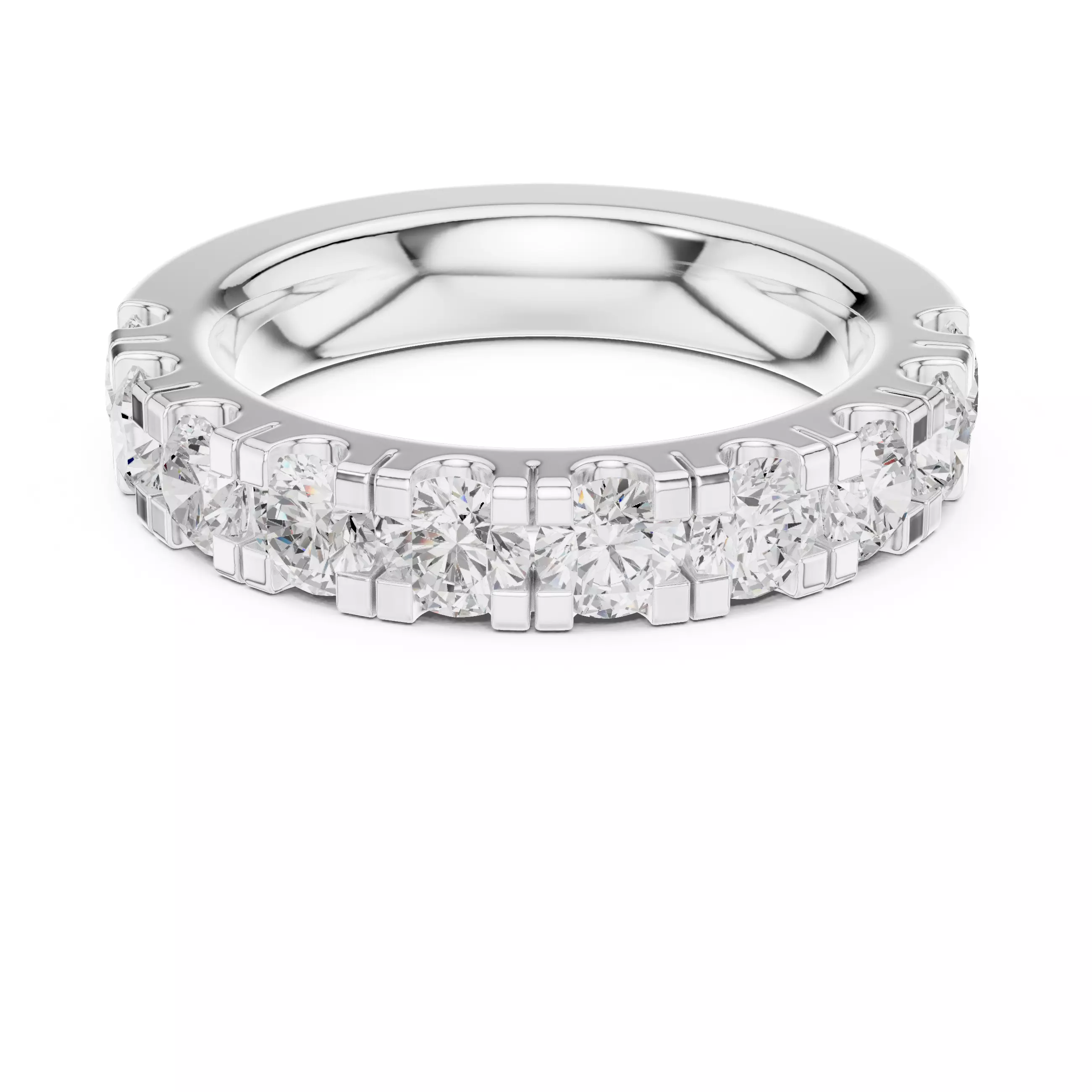 Eternity Band Ring 3dm stl renders animation details  3D print model_9