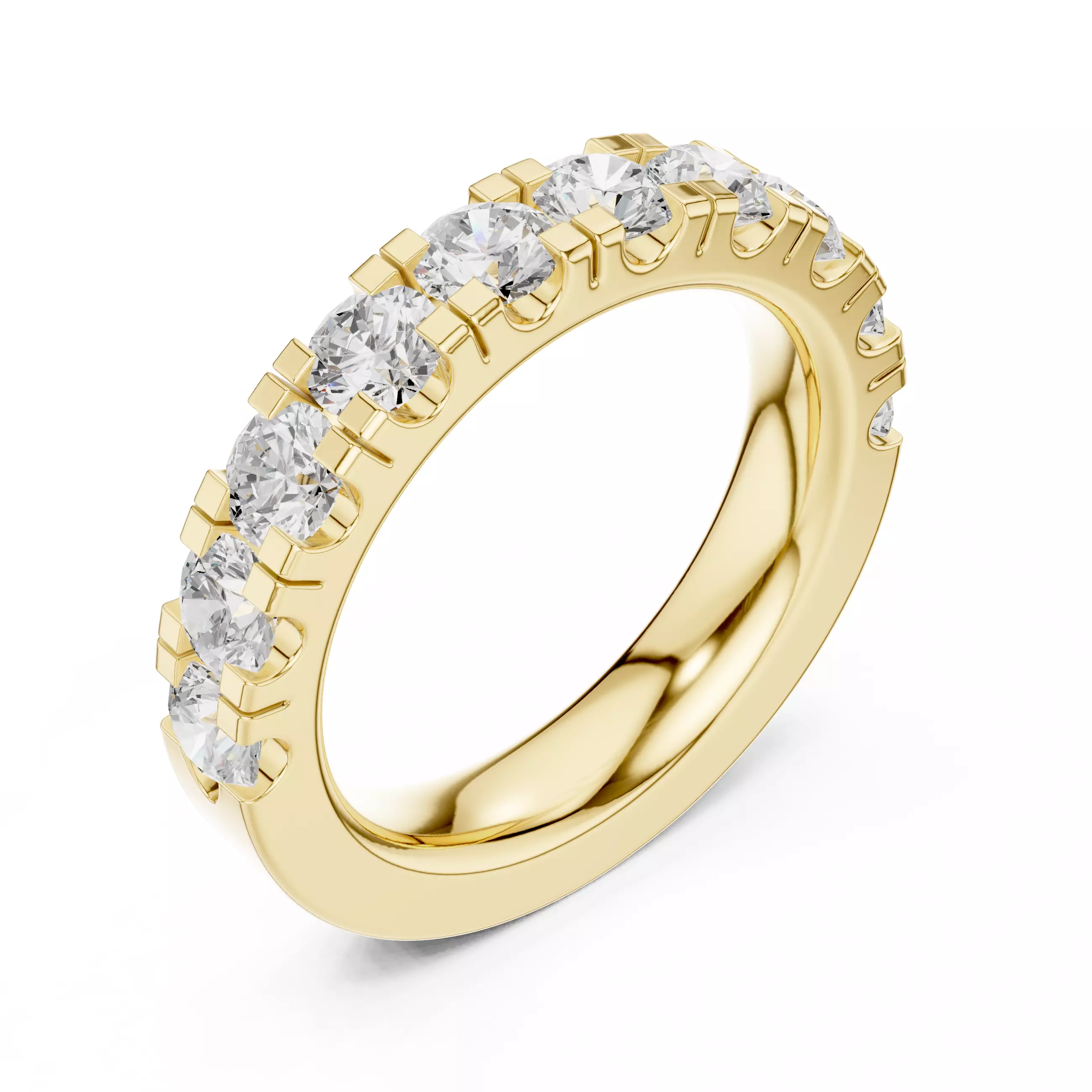 Eternity Band Ring 3dm stl renders animation details  3D print model_11