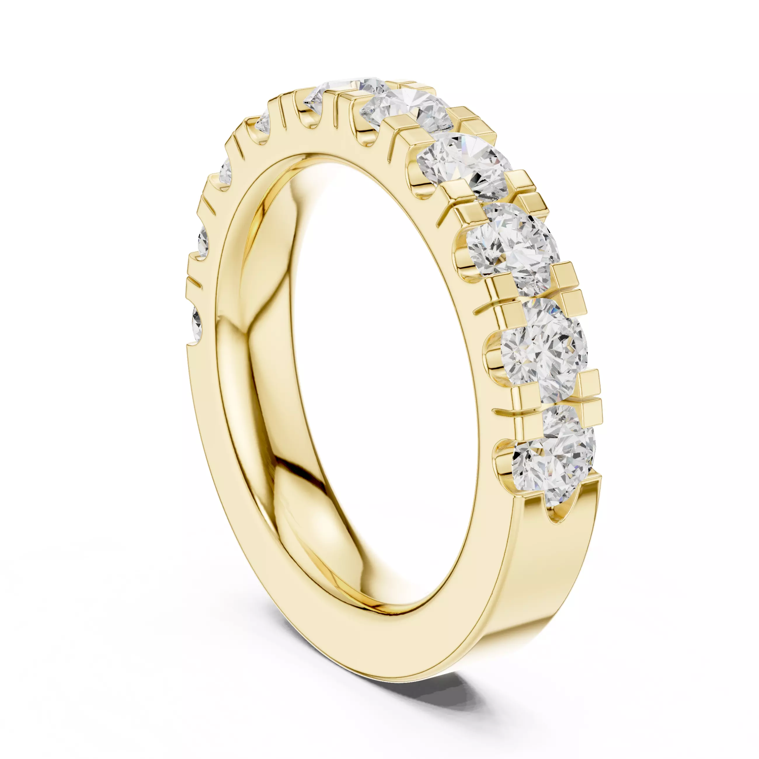 Eternity Band Ring 3dm stl renders animation details  3D print model_10