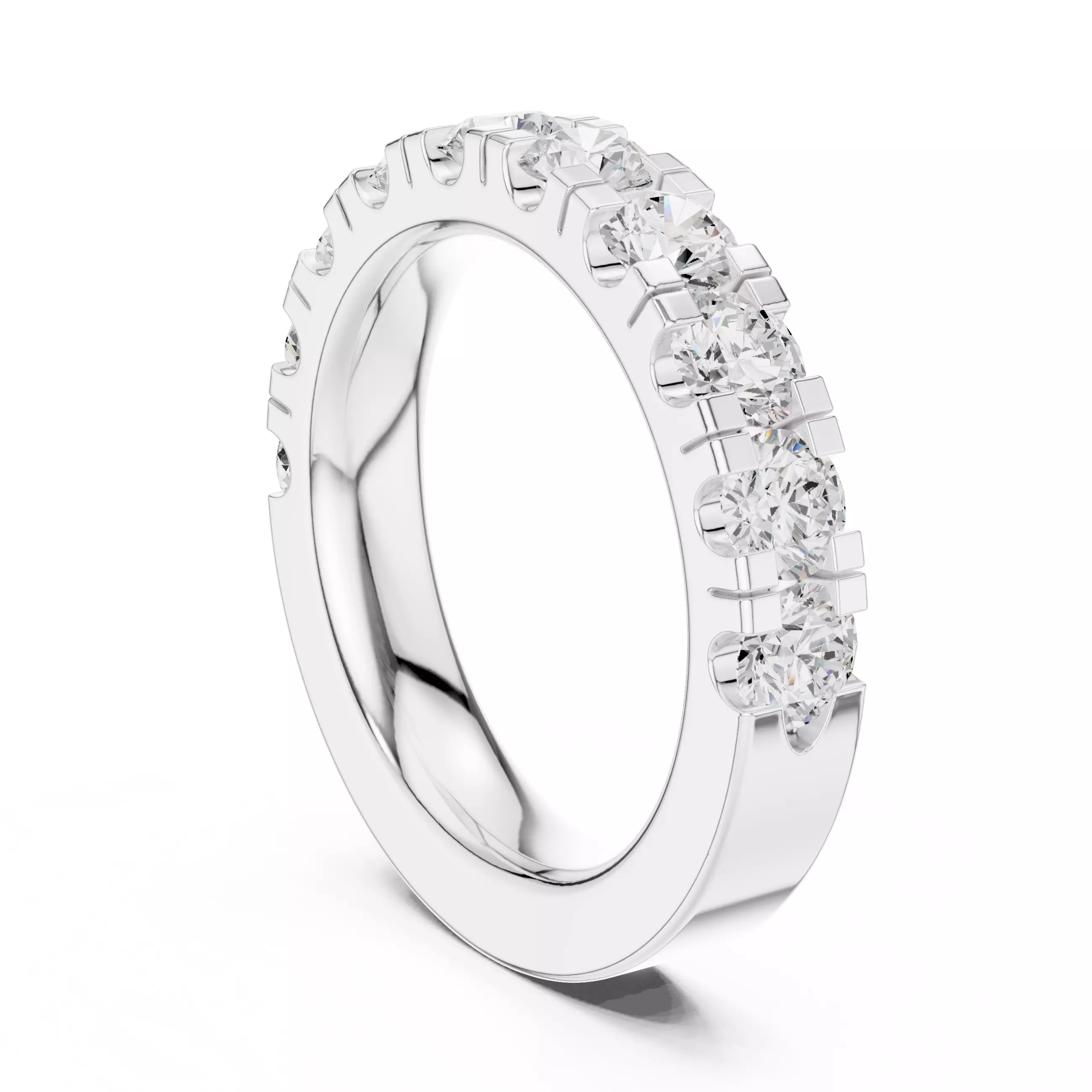 Eternity Band Ring 3dm stl renders animation details  3D print model_6