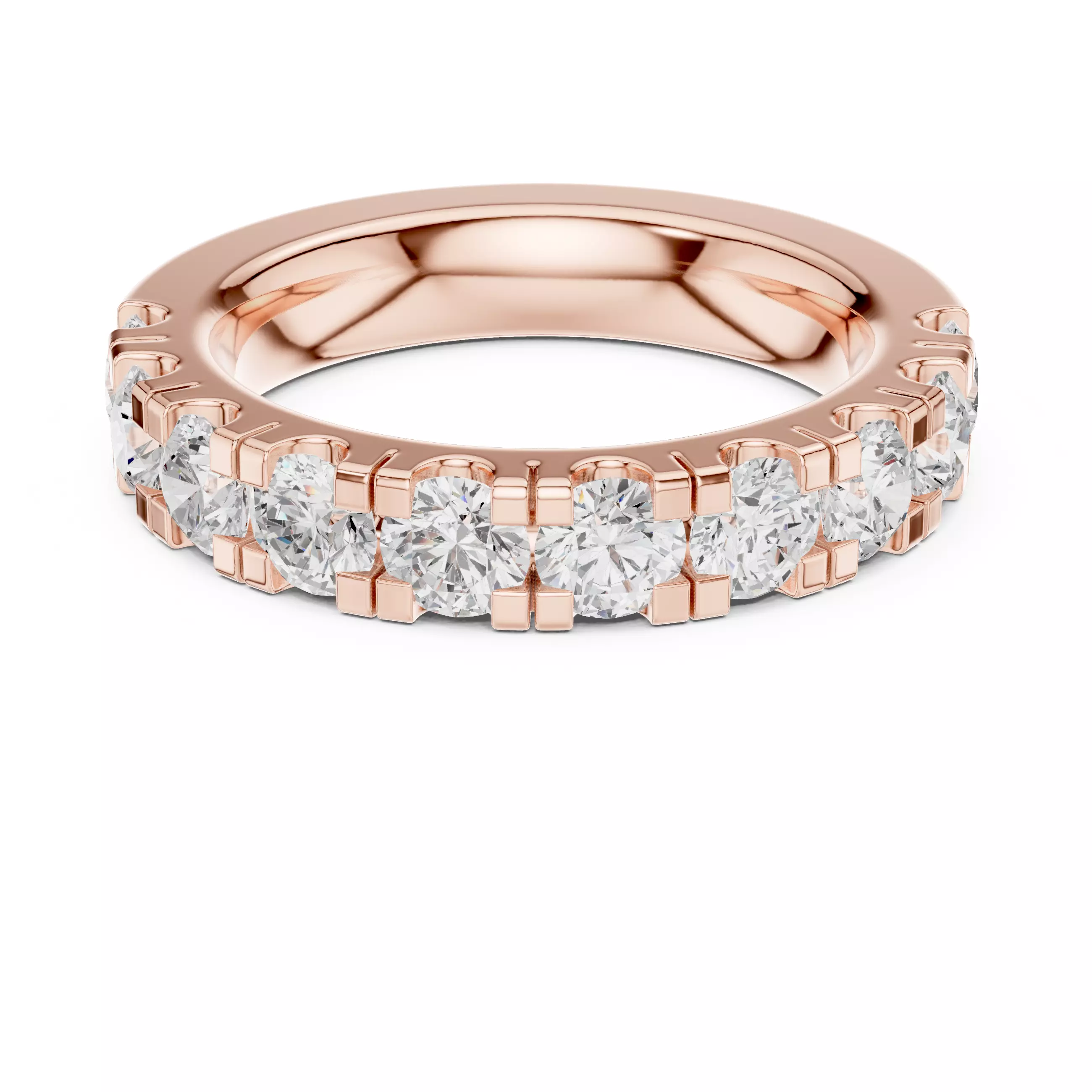 Eternity Band Ring 3dm stl renders animation details  3D print model_0