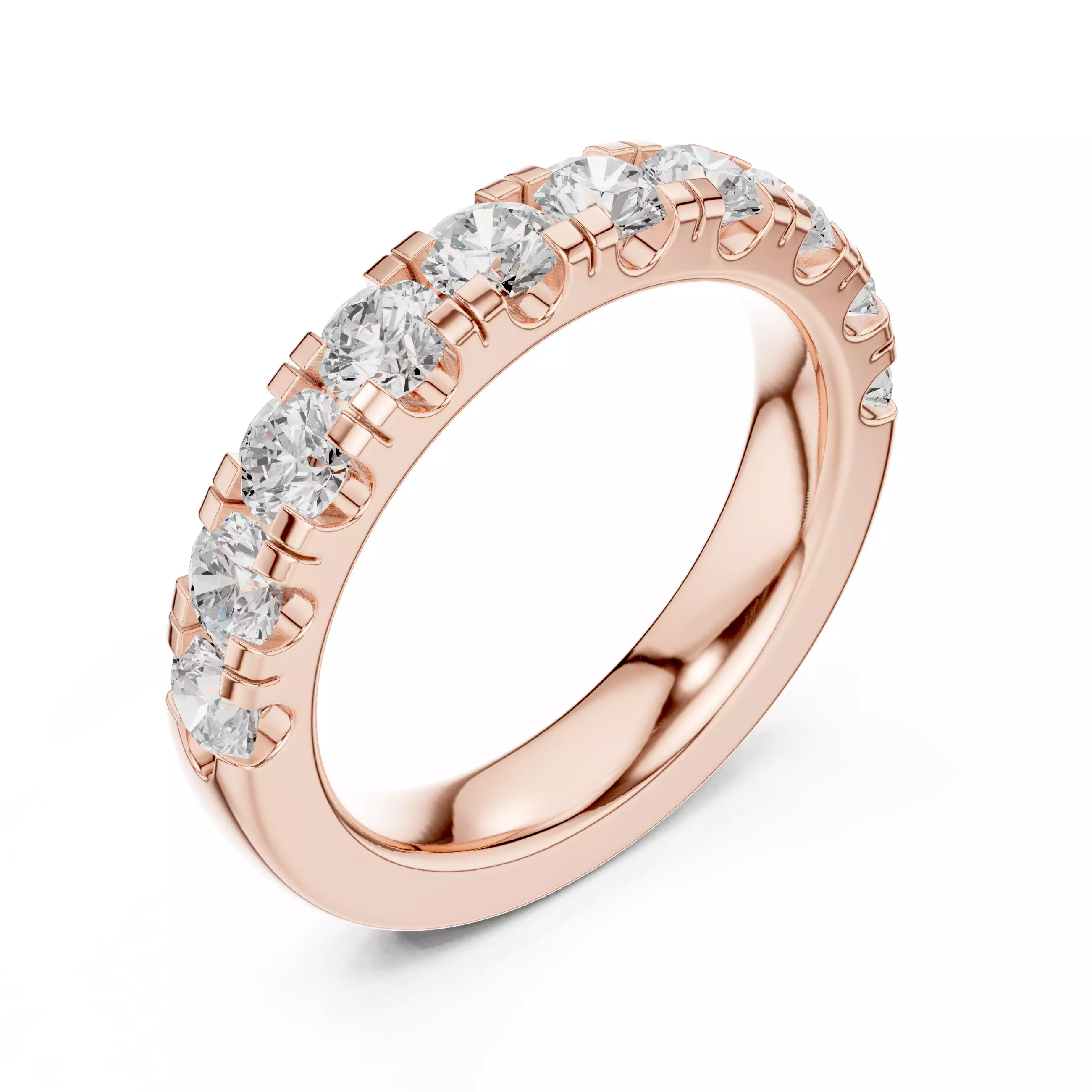 Eternity Band Ring 3dm stl renders animation details 3D print model_4