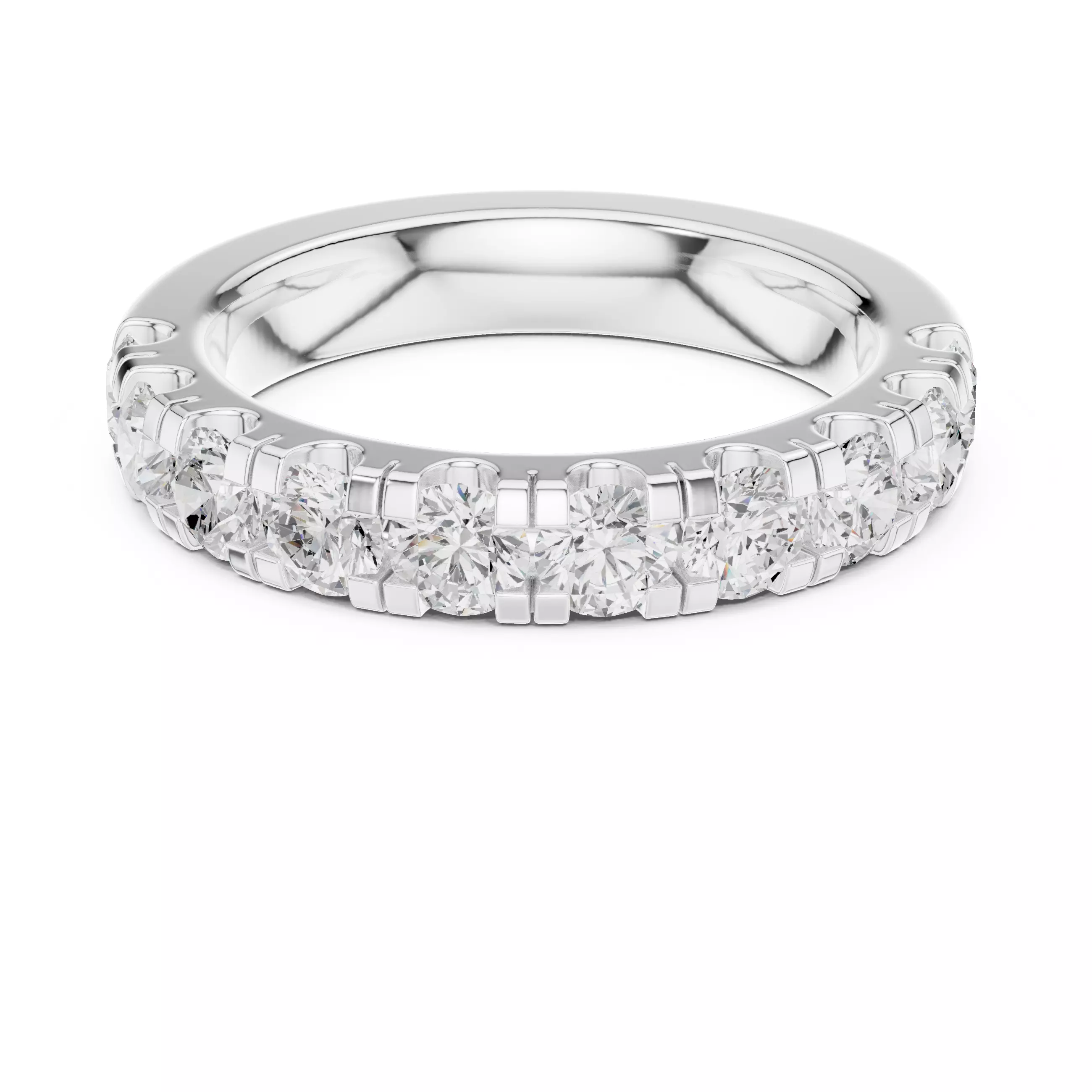 Eternity Band Ring 3dm stl renders animation details 3D print model_9