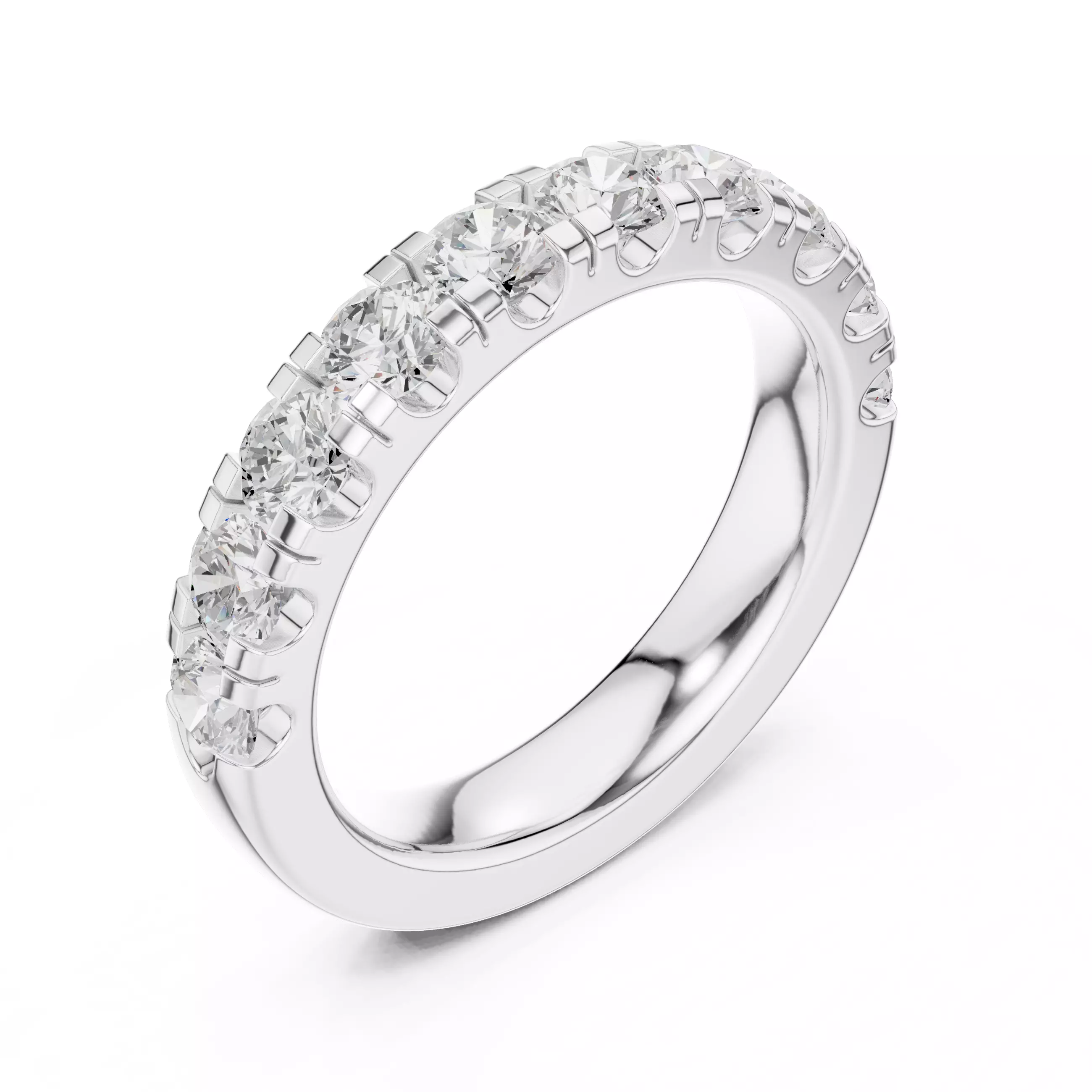 Eternity Band Ring 3dm stl renders animation details 3D print model_7