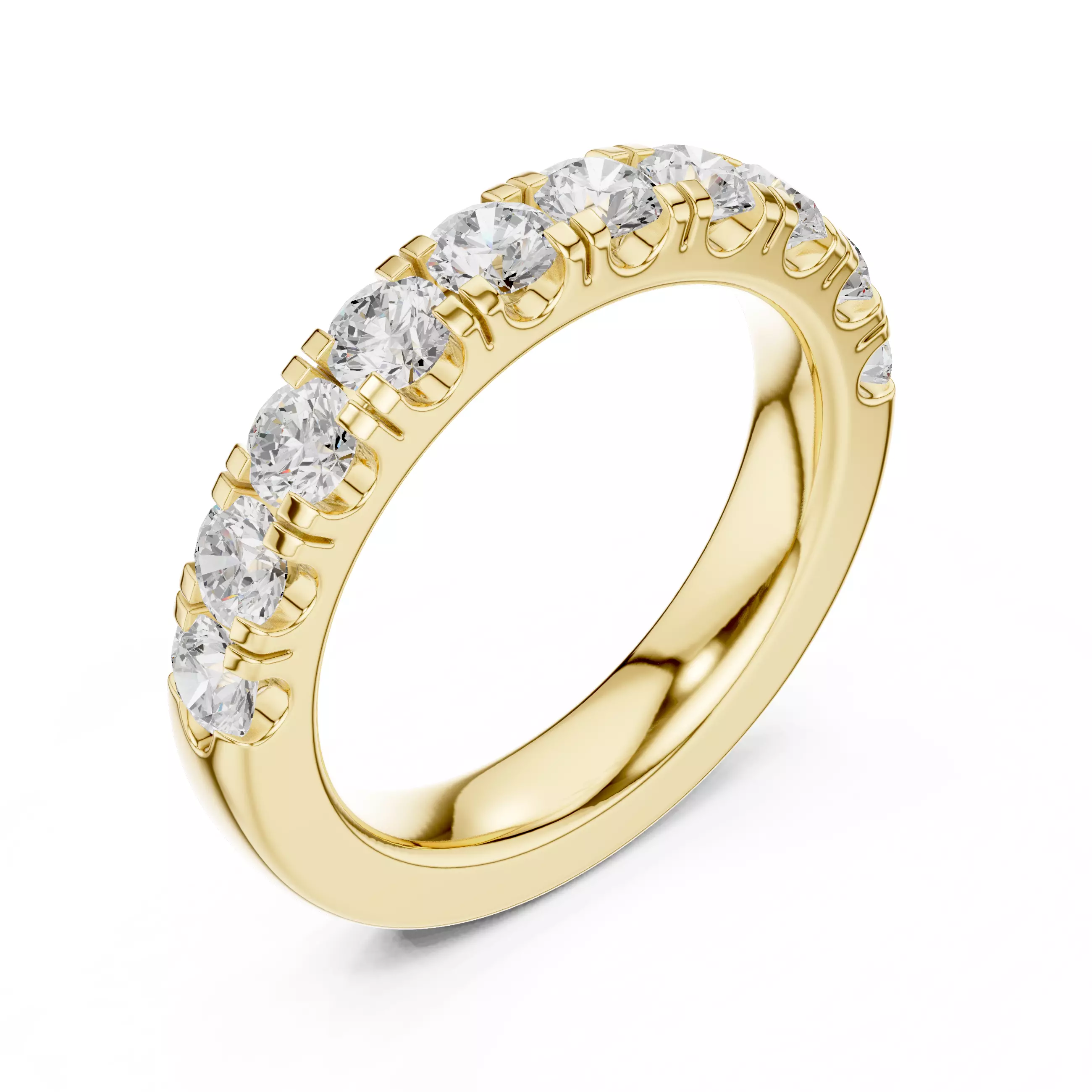 Eternity Band Ring 3dm stl renders animation details 3D print model_11