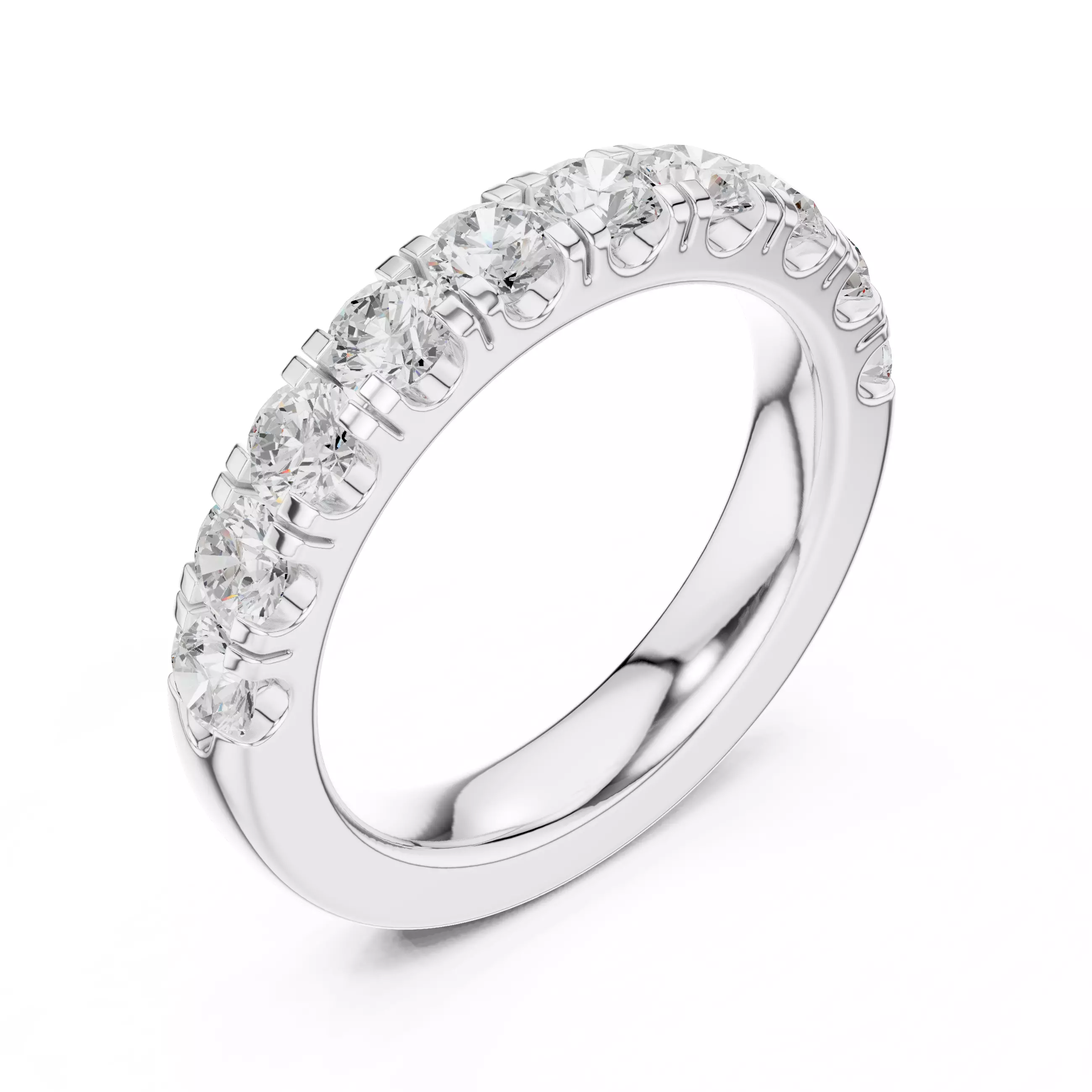 Eternity Band Ring 3dm stl renders animation details 3D print model_7