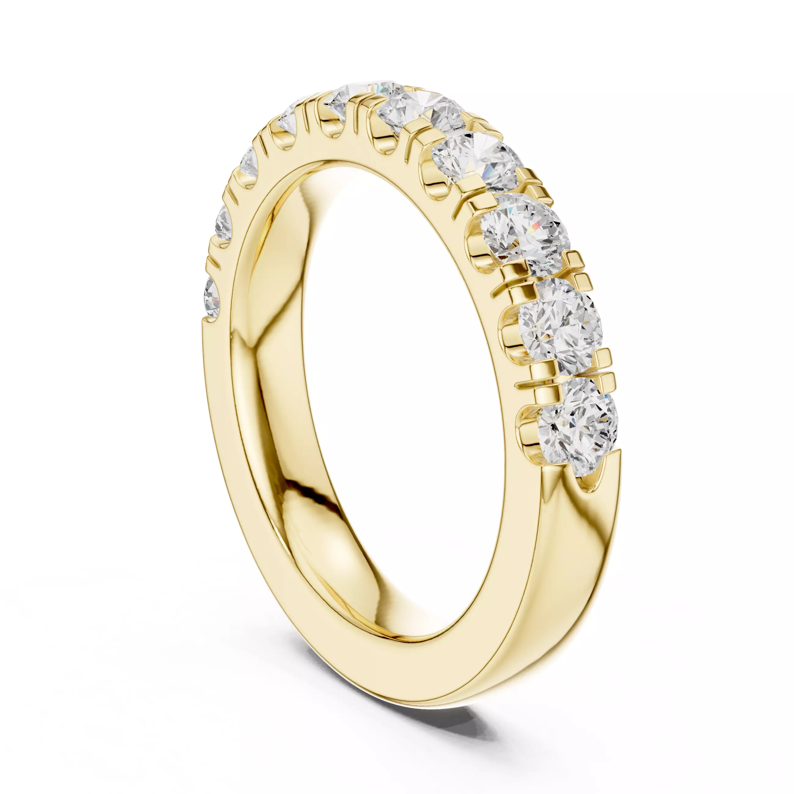 Eternity Band Ring 3dm stl renders animation details 3D print model_10