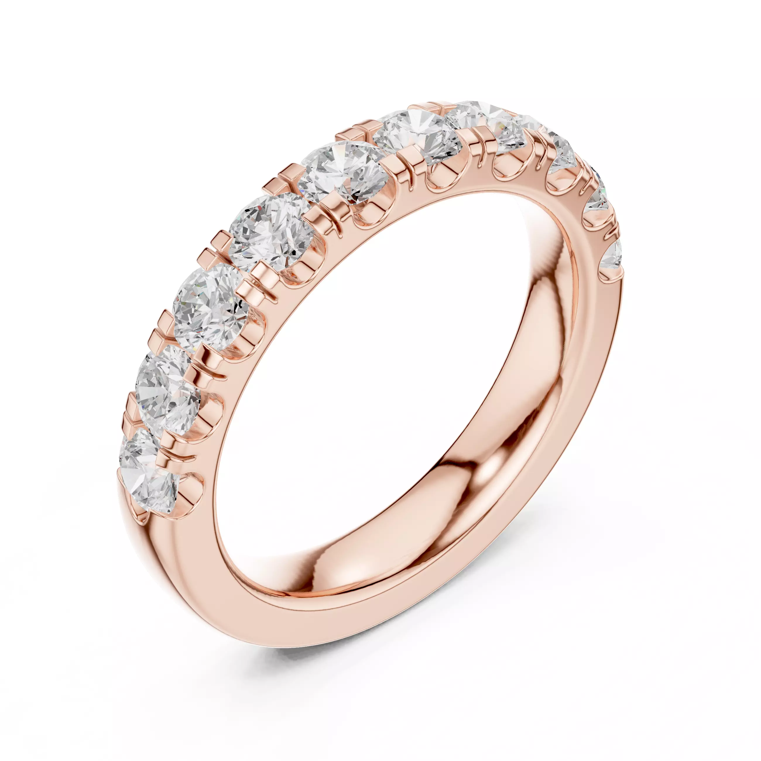 Eternity Band Ring 3dm stl renders animation details  3D print model_4