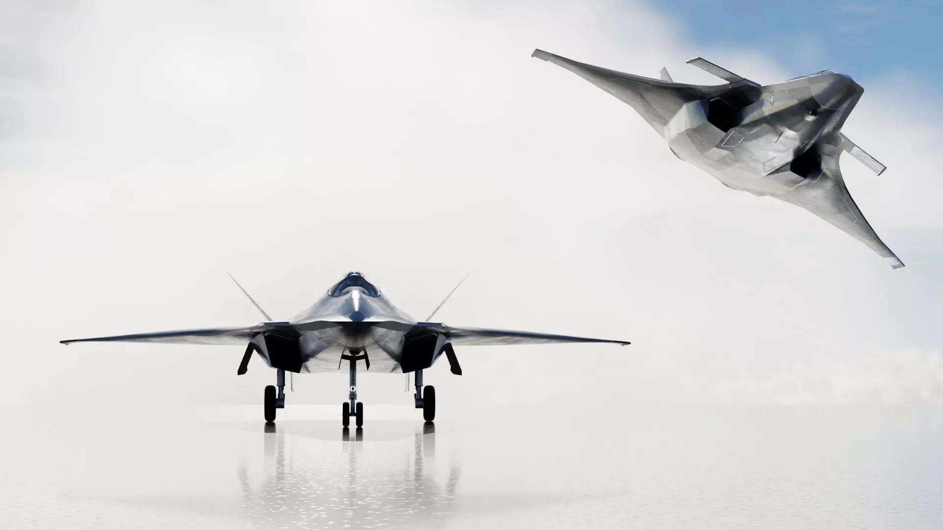 SAAB JAS-41 Fenrir Low-poly 3D model_15