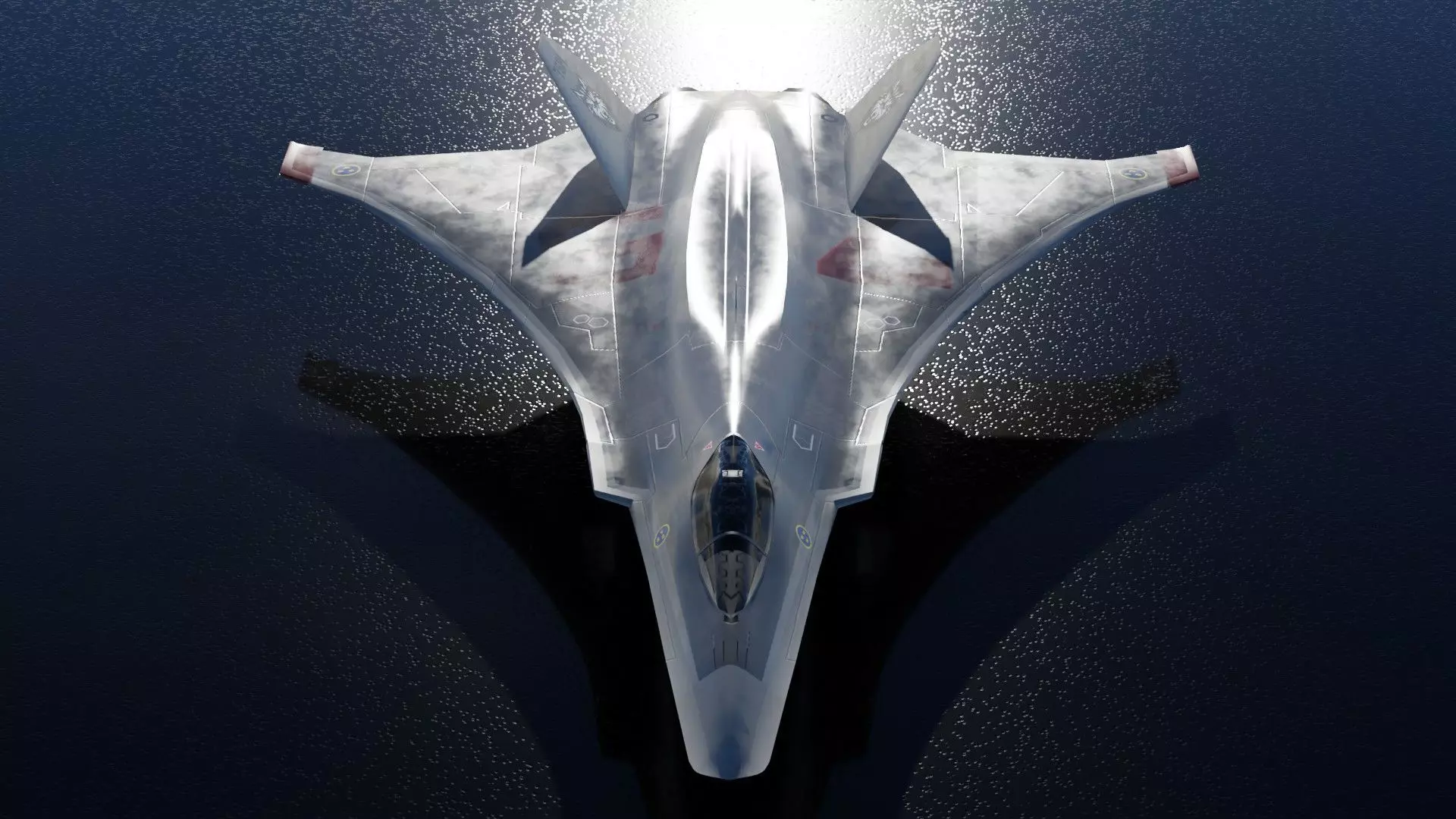 SAAB JAS-41 Fenrir Low-poly 3D model_4