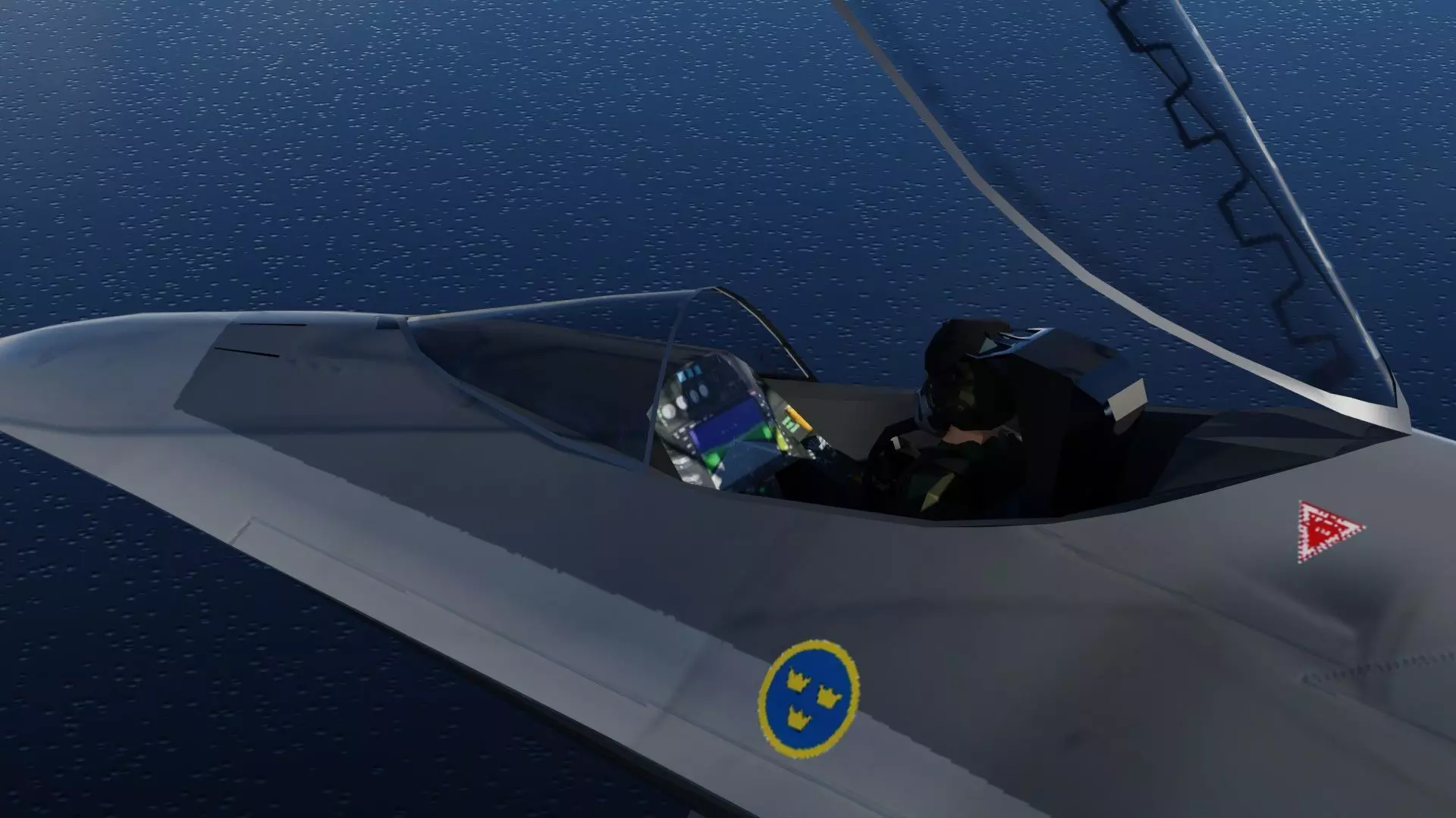 SAAB JAS-41 Fenrir Low-poly 3D model_18