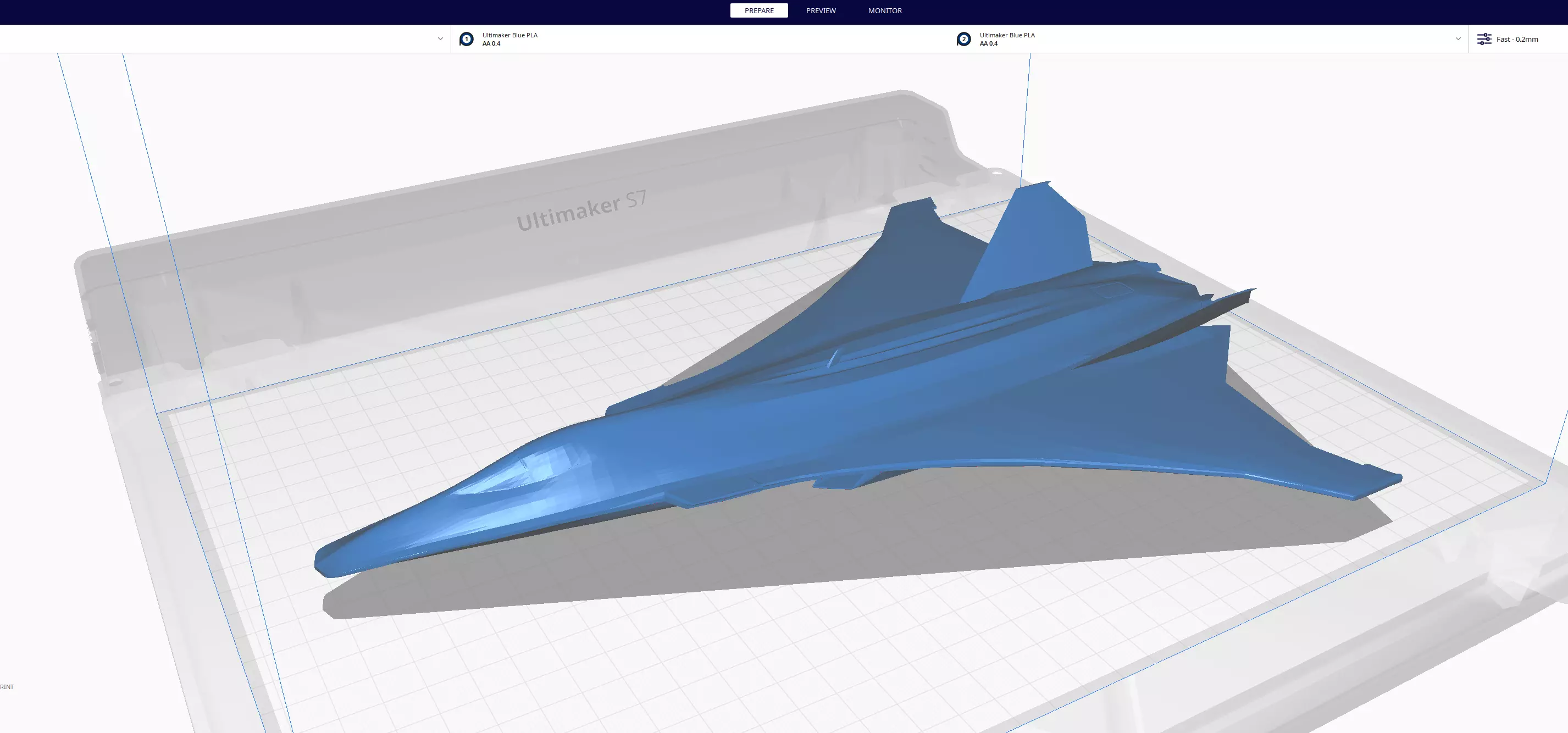 SAAB JAS-41 Fenrir Low-poly 3D model_3