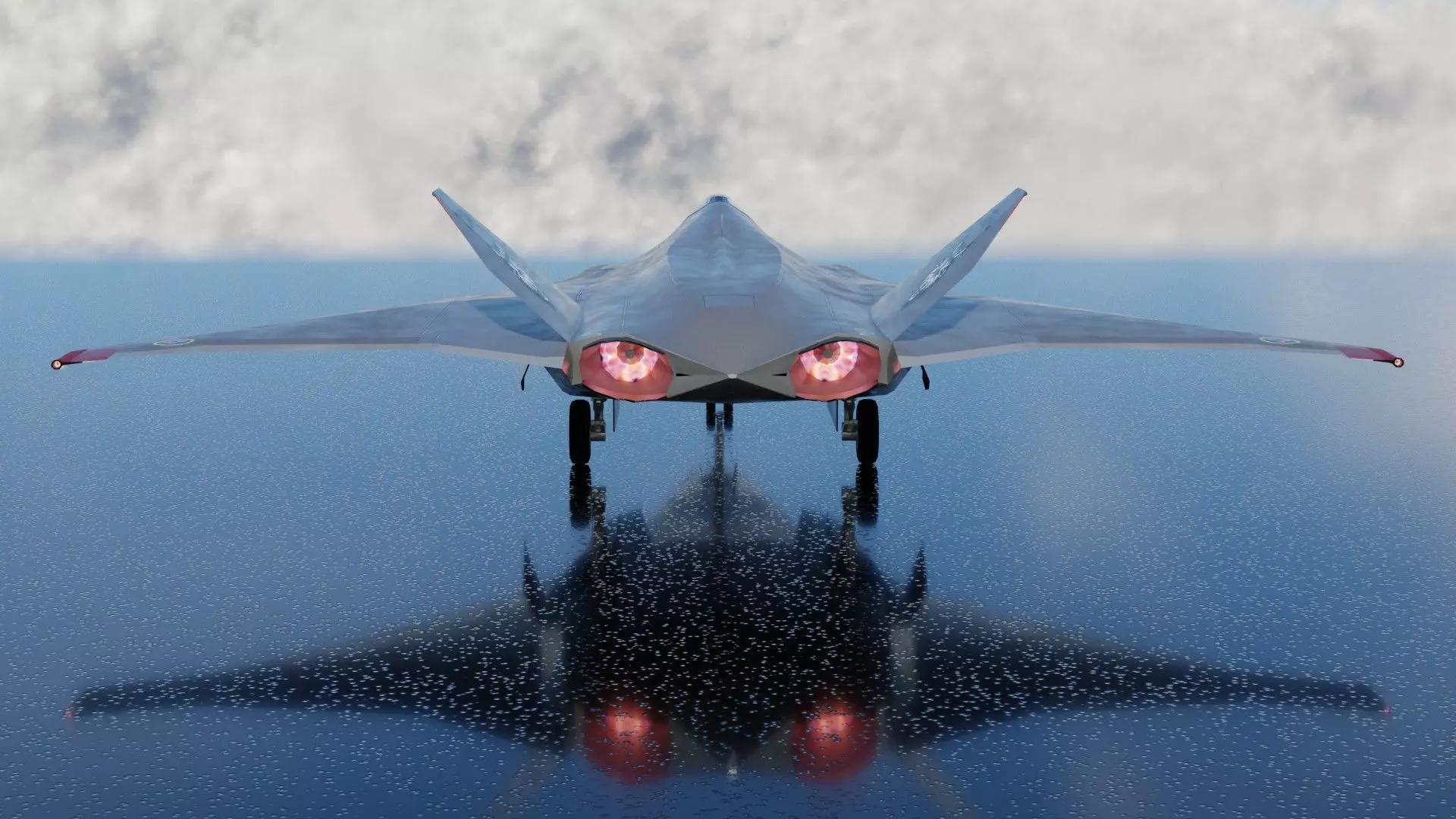 SAAB JAS-41 Fenrir Low-poly 3D model_6