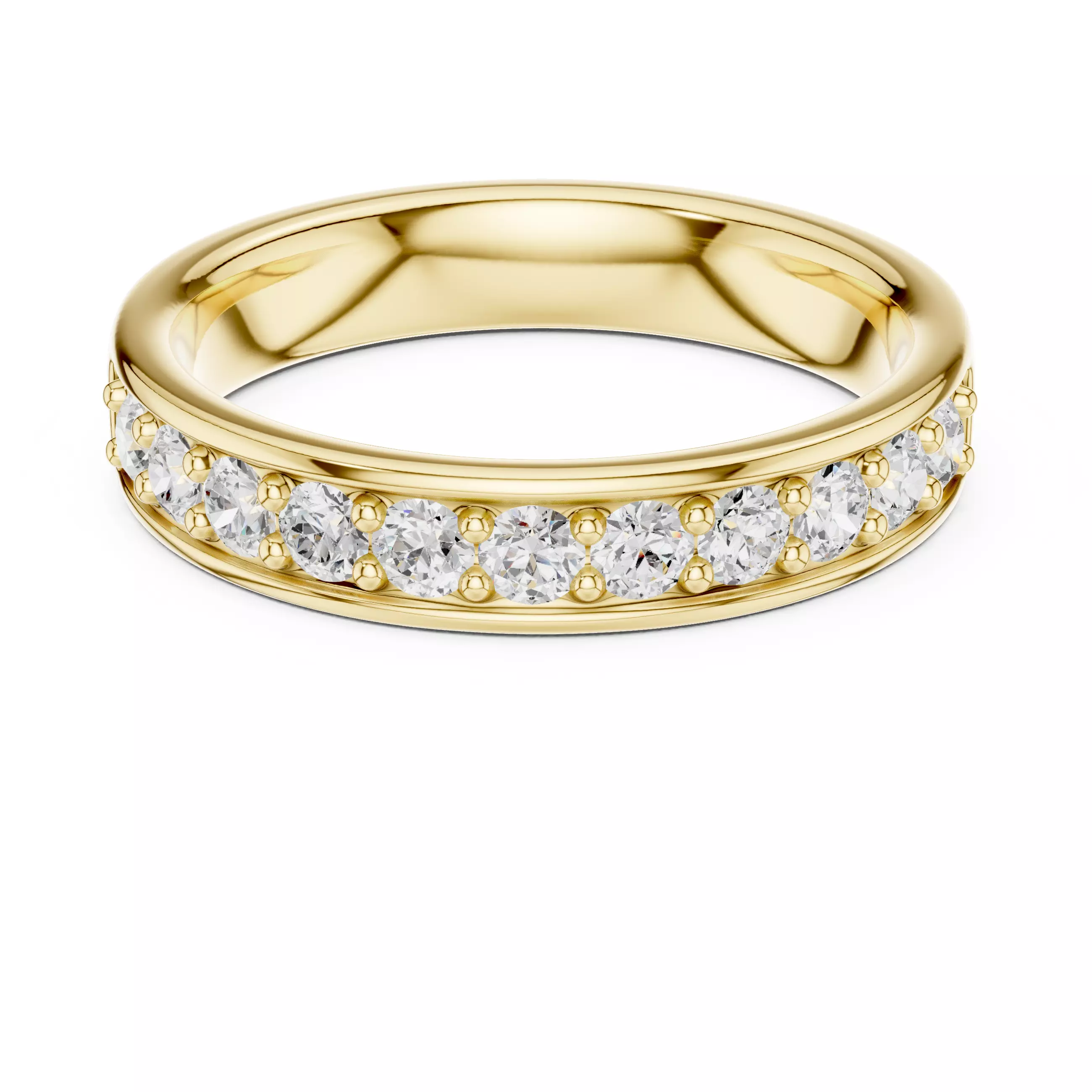 Eternity Band Ring 3dm stl renders animation details 3D print model_13