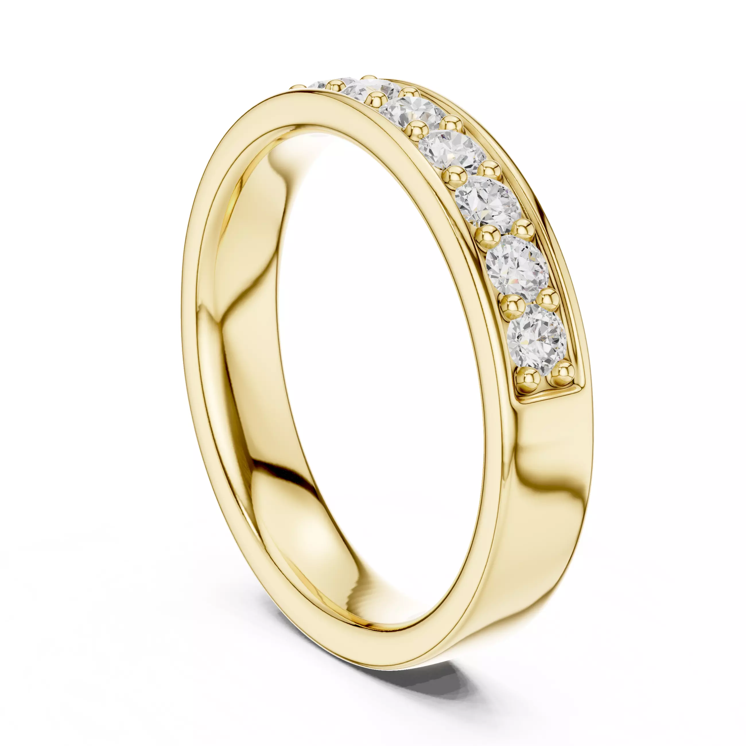 Eternity Band Ring 3dm stl renders animation details 3D print model_10