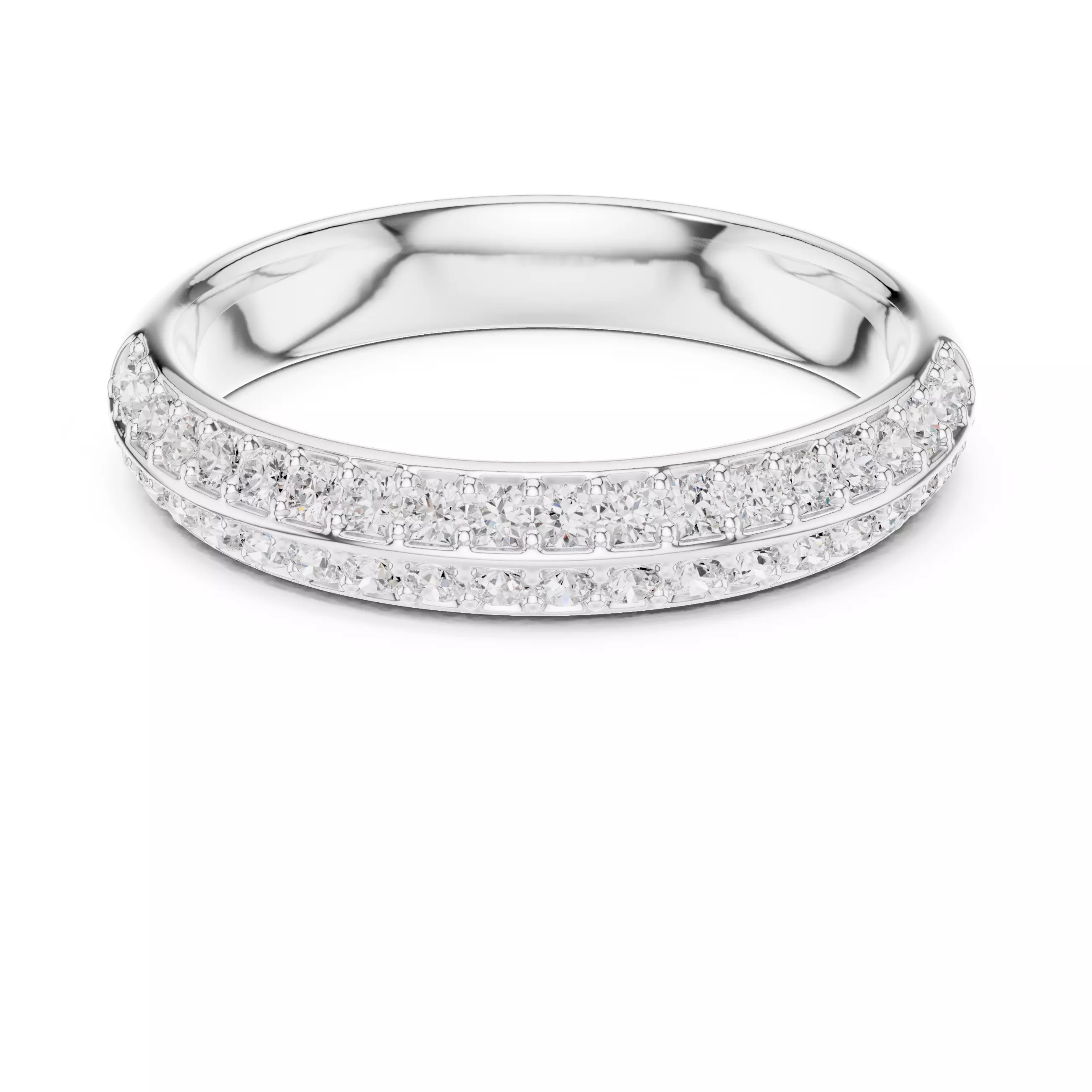 Eternity Band Ring 3dm stl renders animation details 3D print model_9