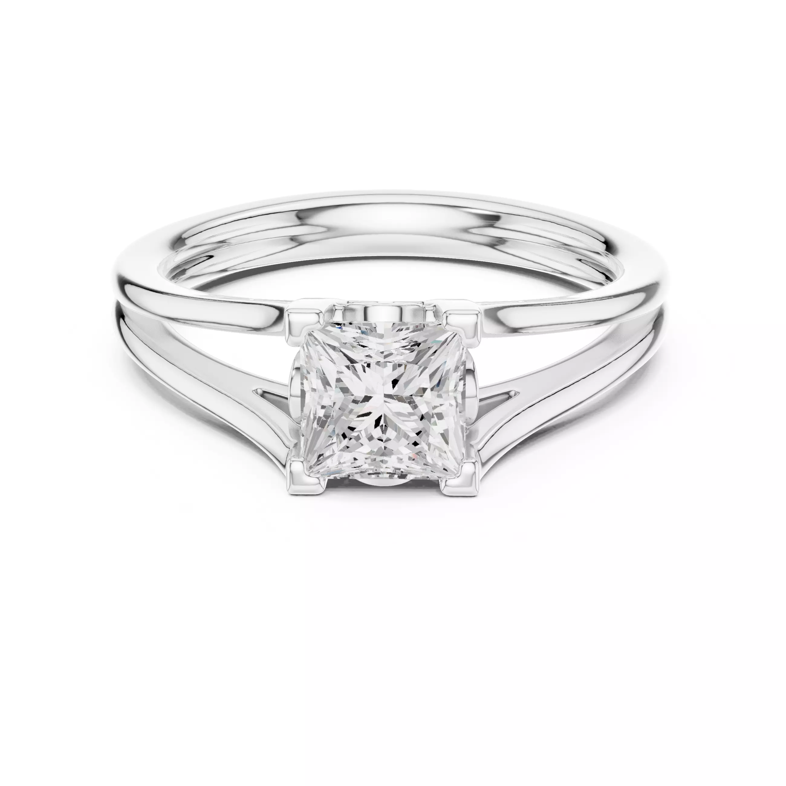 Solitaire Ring 3dm stl renders animation videos details 3D print model_9