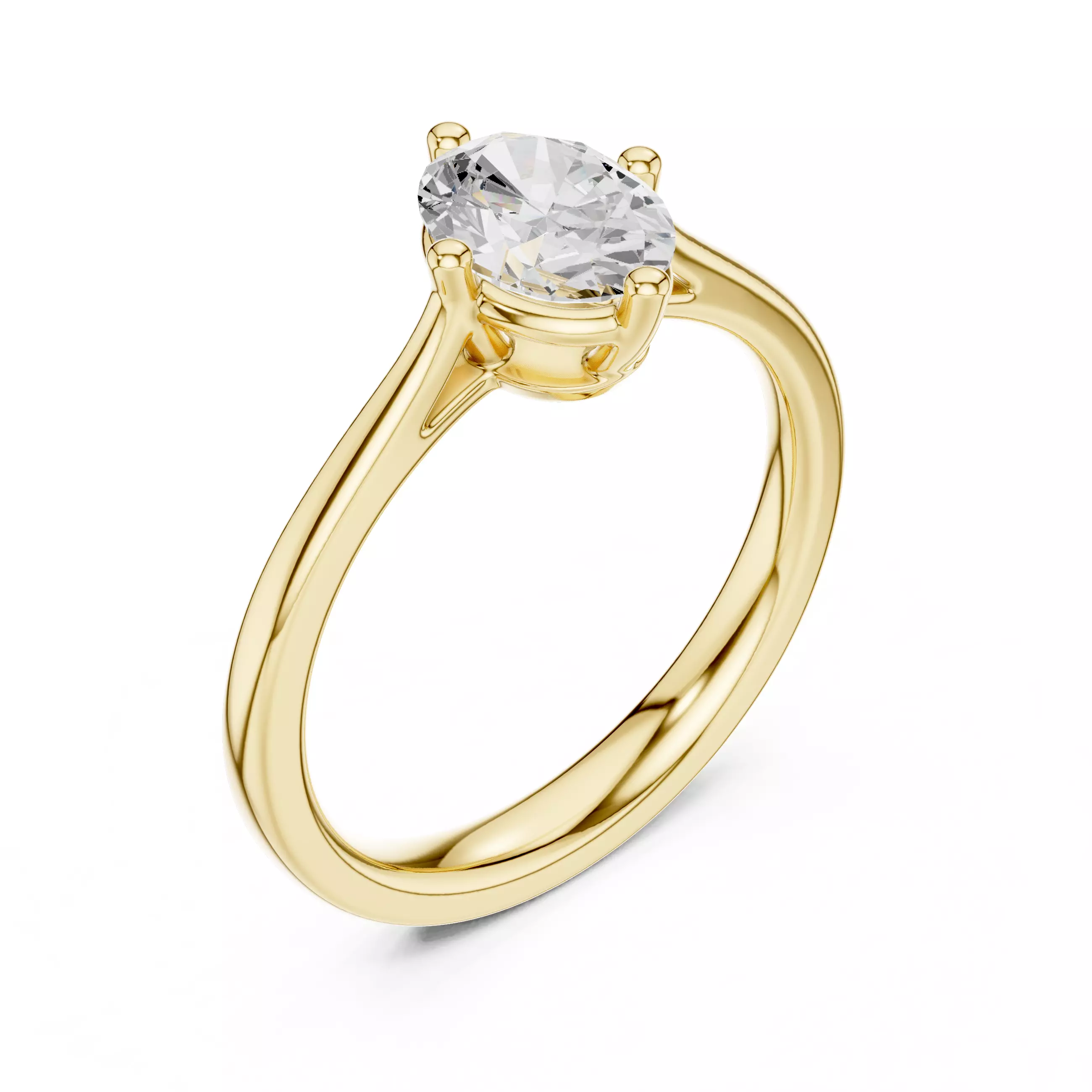 Solitaire Ring 3dm stl renders animation videos details 3D print model_11