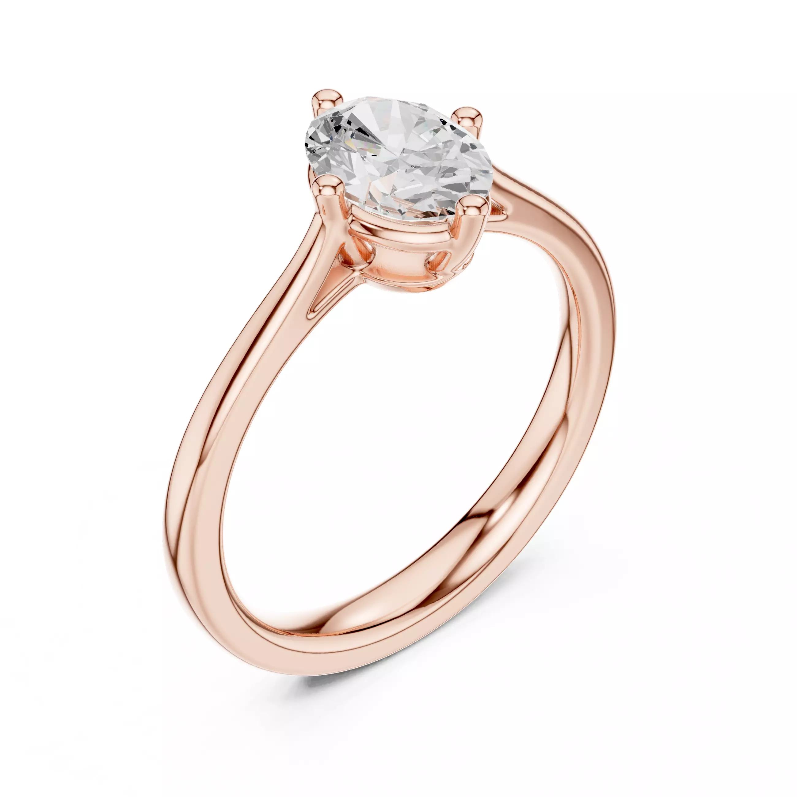 Solitaire Ring 3dm stl renders animation videos details 3D print model_4