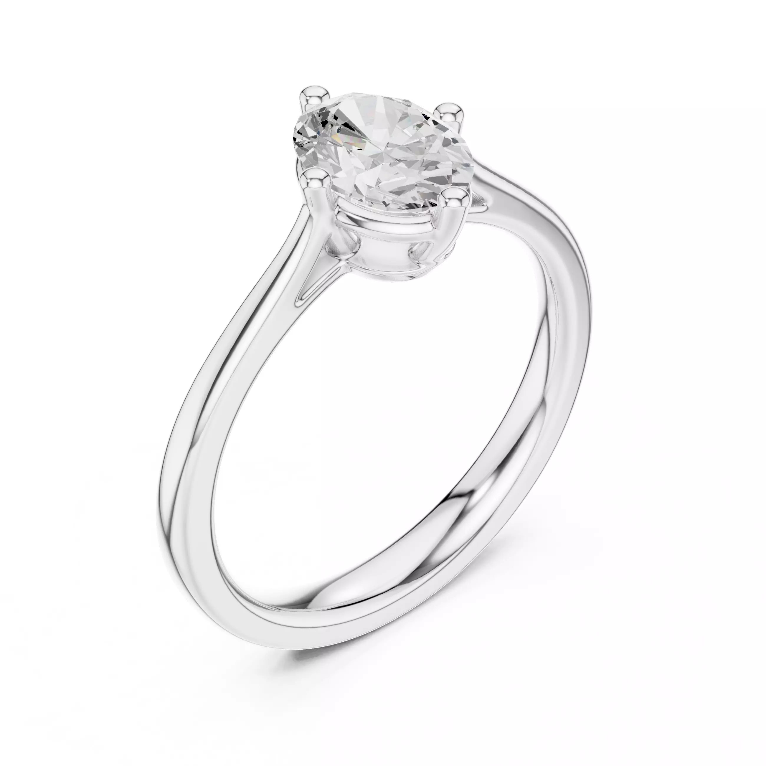 Solitaire Ring 3dm stl renders animation videos details 3D print model_7