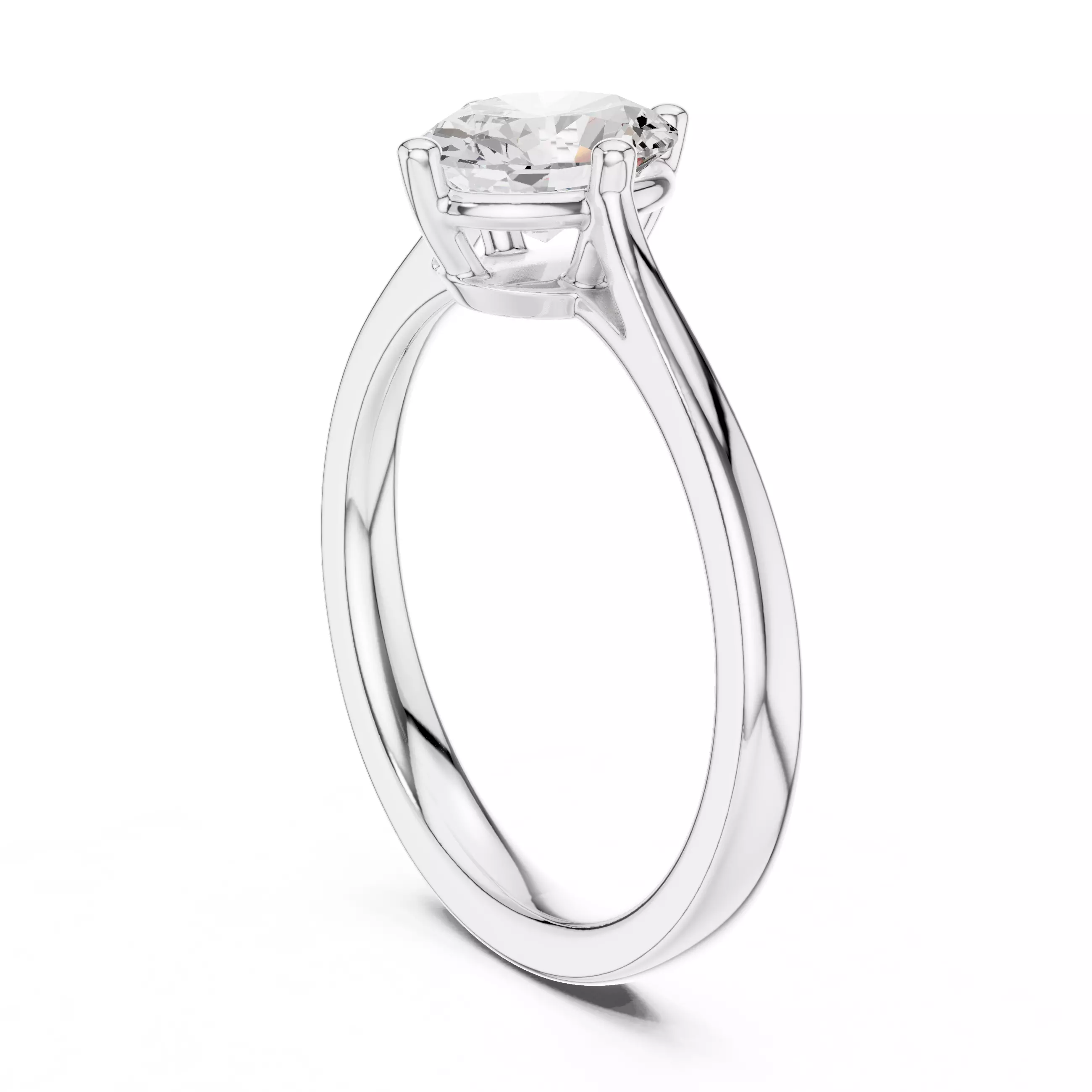 Solitaire Ring 3dm stl renders animation videos details 3D print model_6