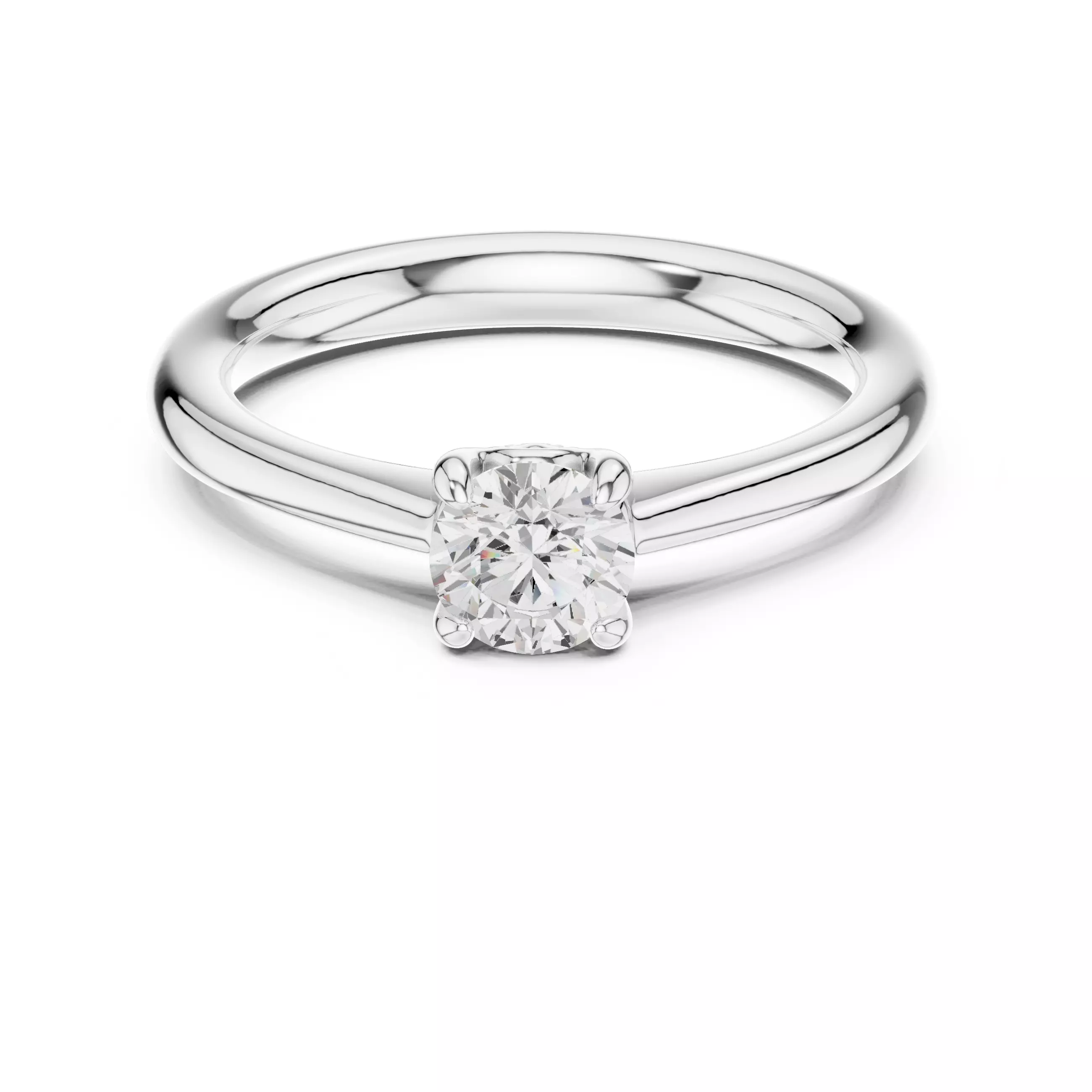 Solitaire Ring 3dm stl renders animation videos details  3D print model_9