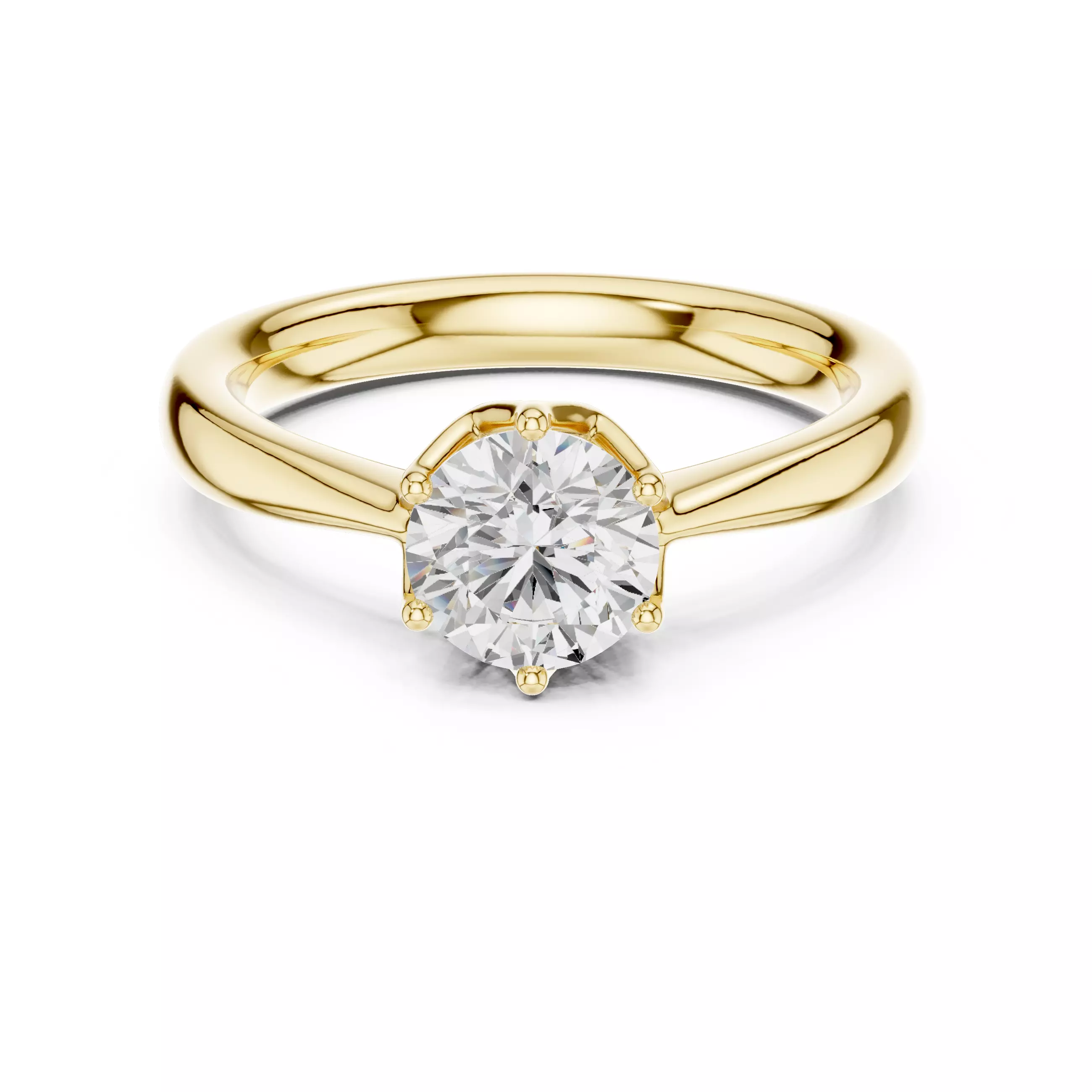 Solitaire Ring 3dm stl renders animation videos details 3D print model_13