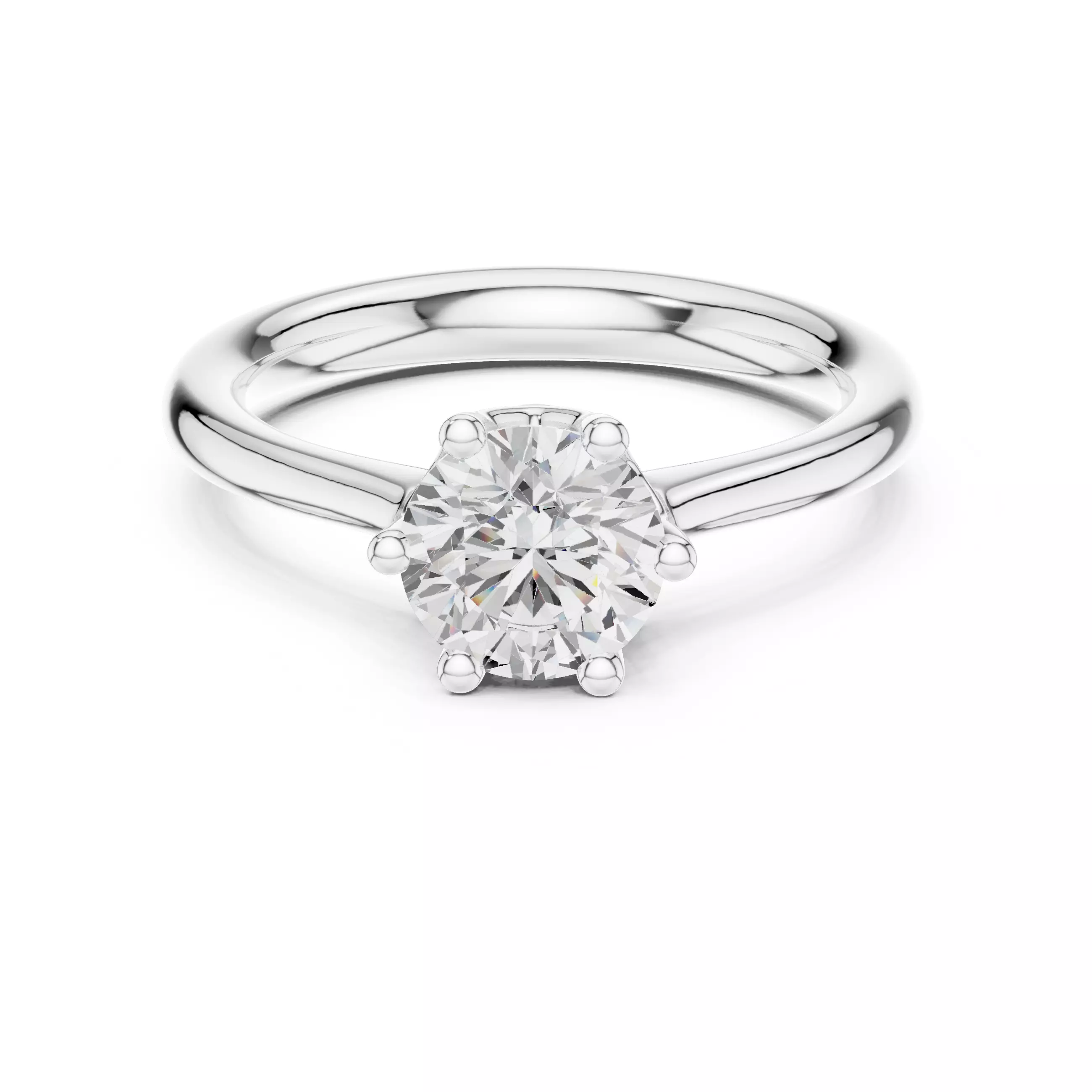 Solitaire Ring 3dm stl renders animation videos details 3D print model_9