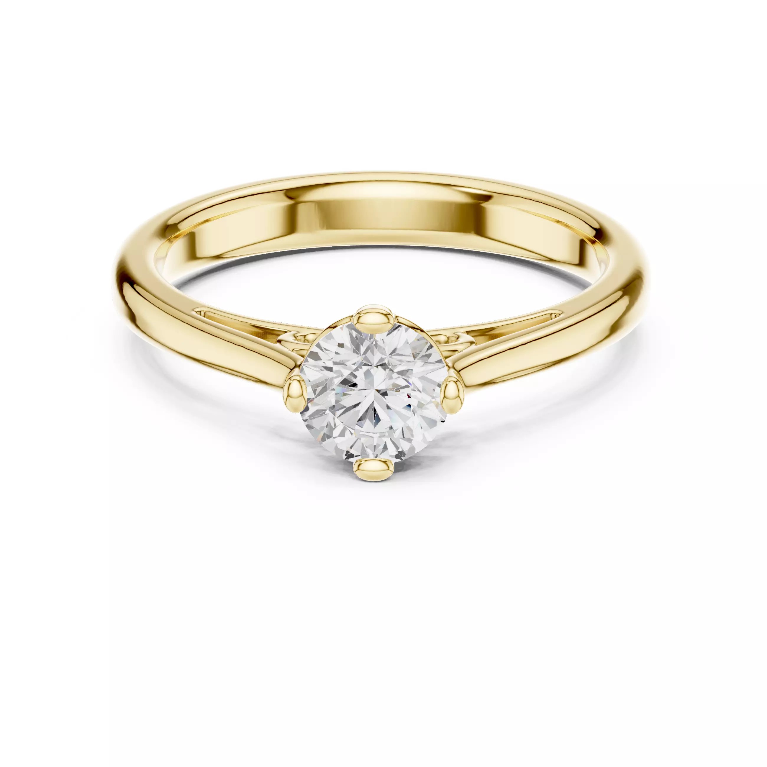 Solitaire Ring 3dm stl renders animation videos details 3D print model_13