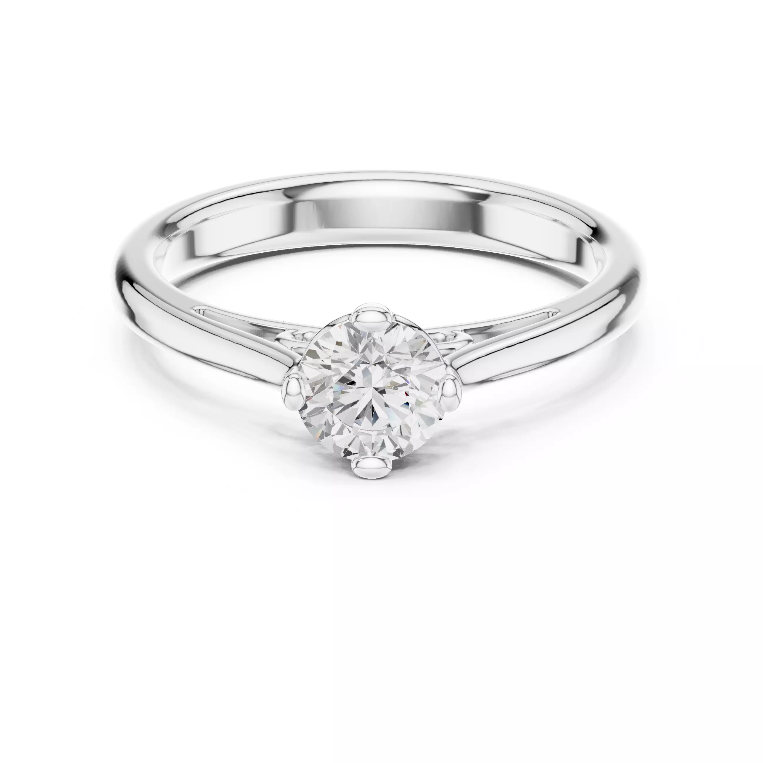 Solitaire Ring 3dm stl renders animation videos details 3D print model_9