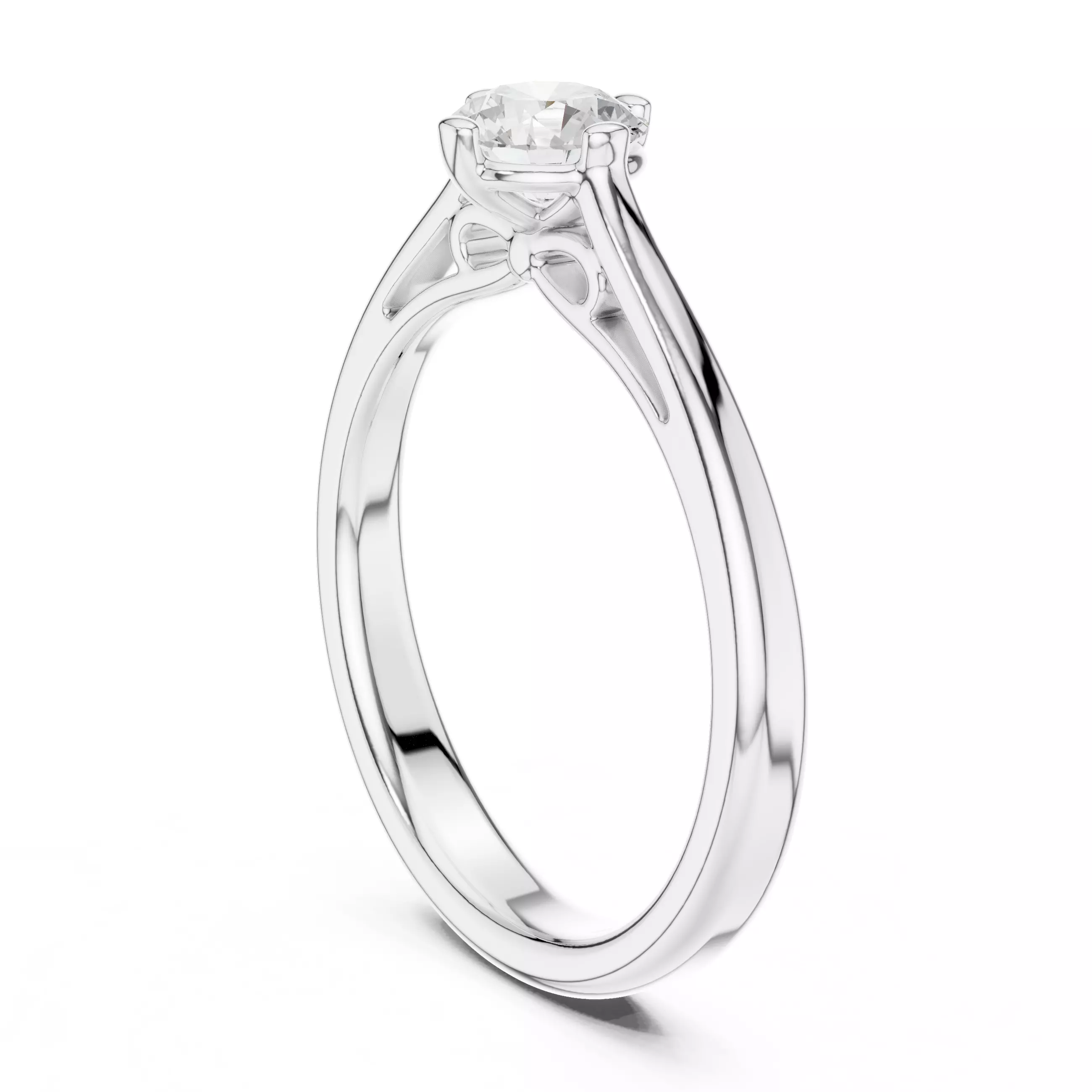 Solitaire Ring 3dm stl renders animation videos details 3D print model_6