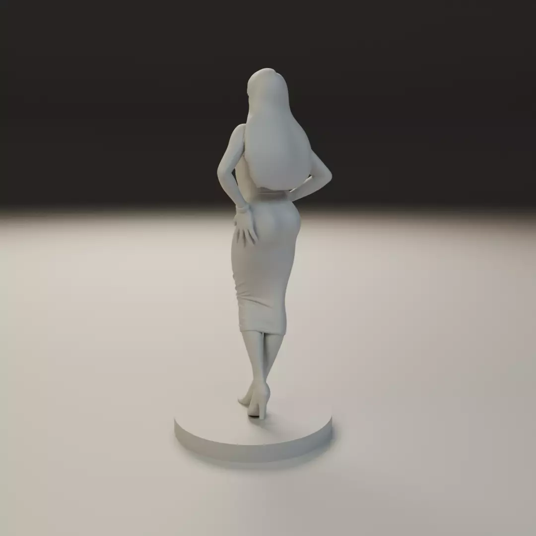 pin up 3D print model_8