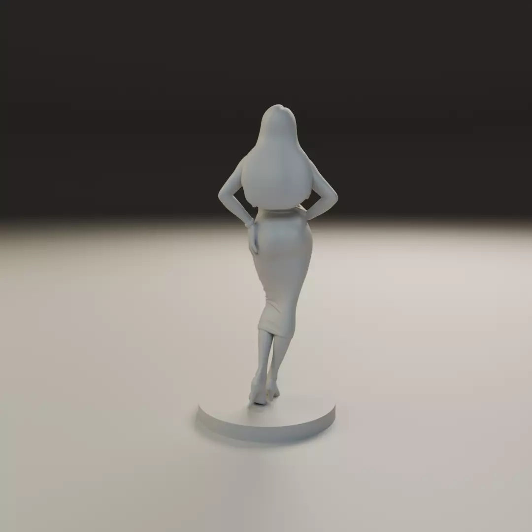 pin up 3D print model_6