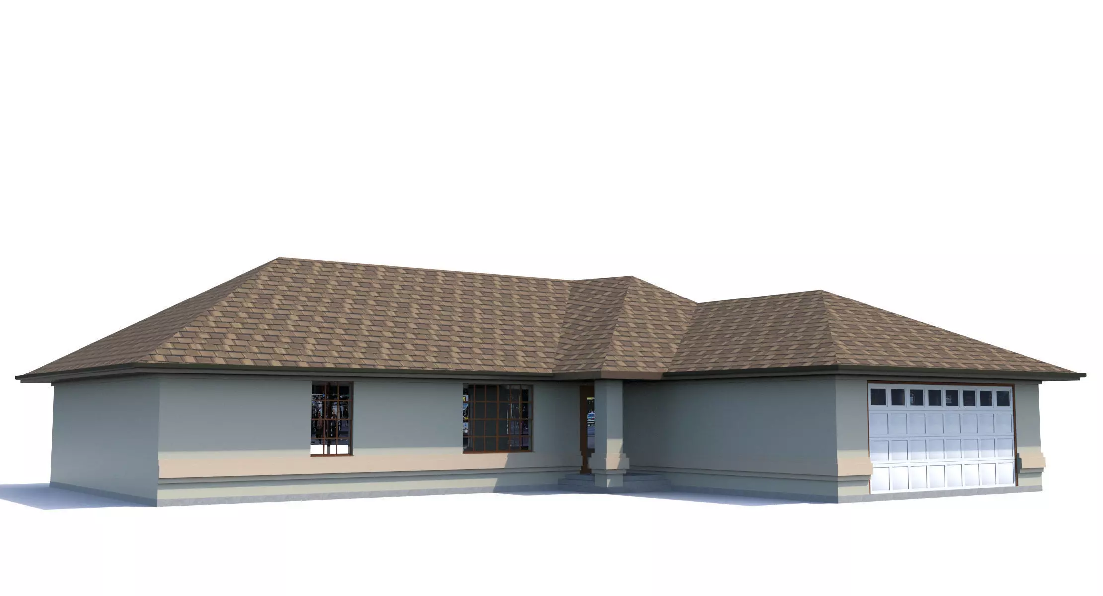 House-001 -Low Poly house 3D model