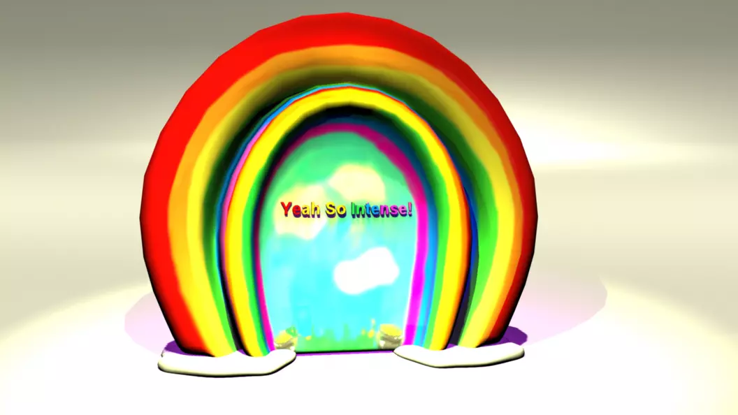 Double Rainbow Free 3D print model