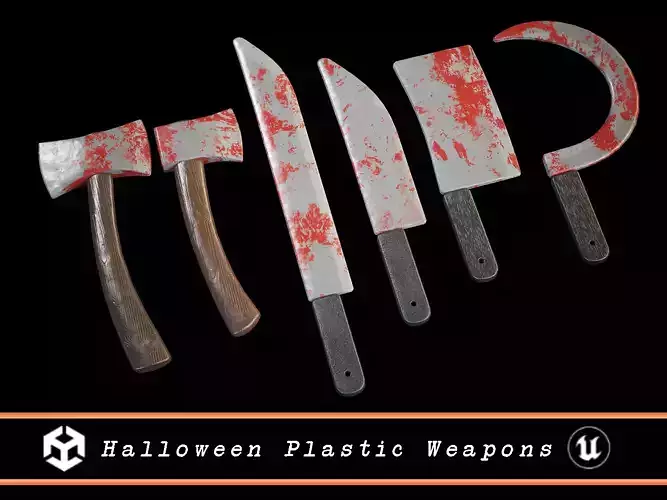 Halloween Plastic Weapons