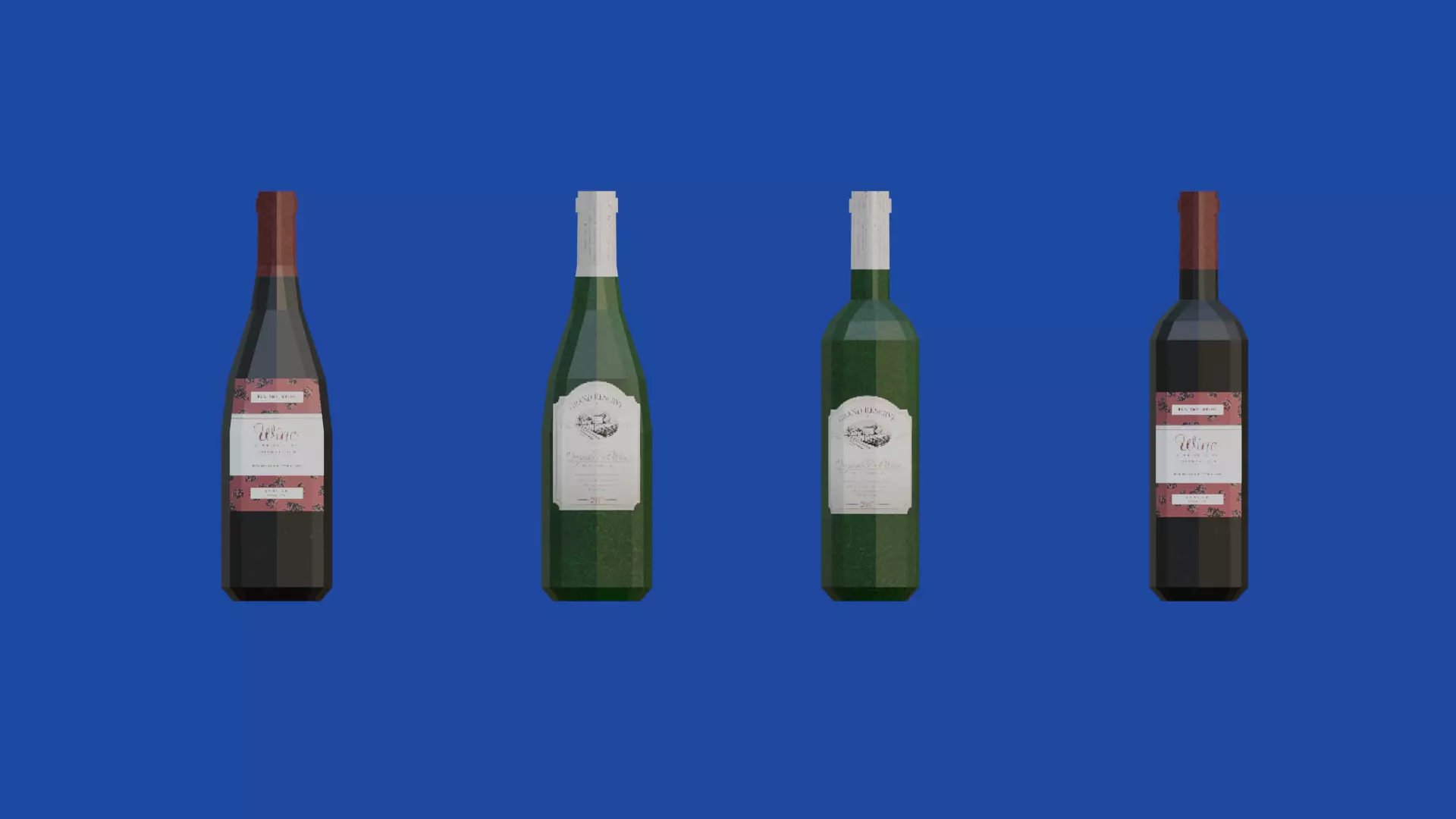 KITCHEN ASSETS 2 - LOW POLY - PS1 RETRO STYLE Low-poly 3D model_1