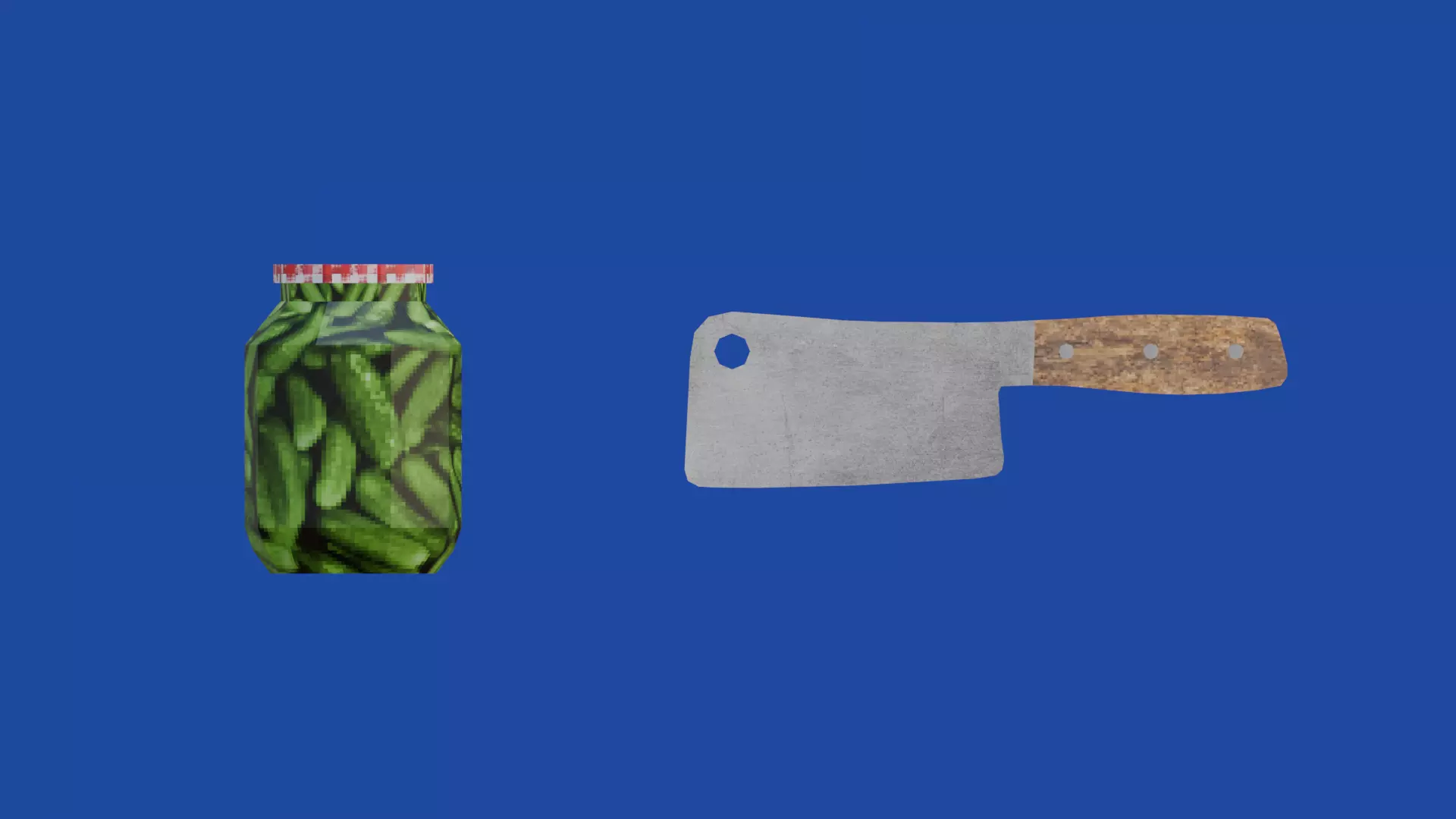 KITCHEN ASSETS 2 - LOW POLY - PS1 RETRO STYLE Low-poly 3D model_2