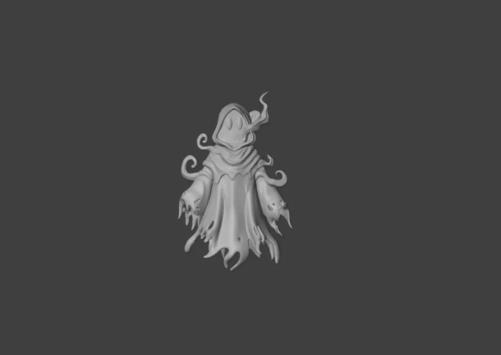 Spectral Wraith Low-poly 3D model_17