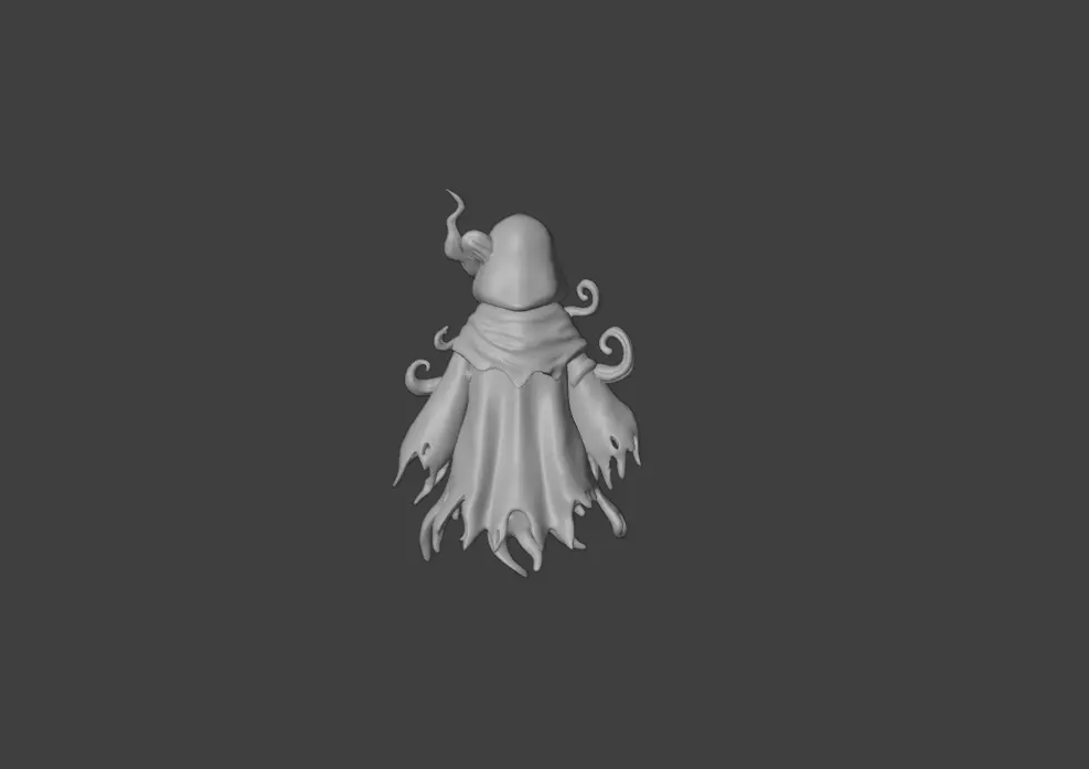 Spectral Wraith Low-poly 3D model_20