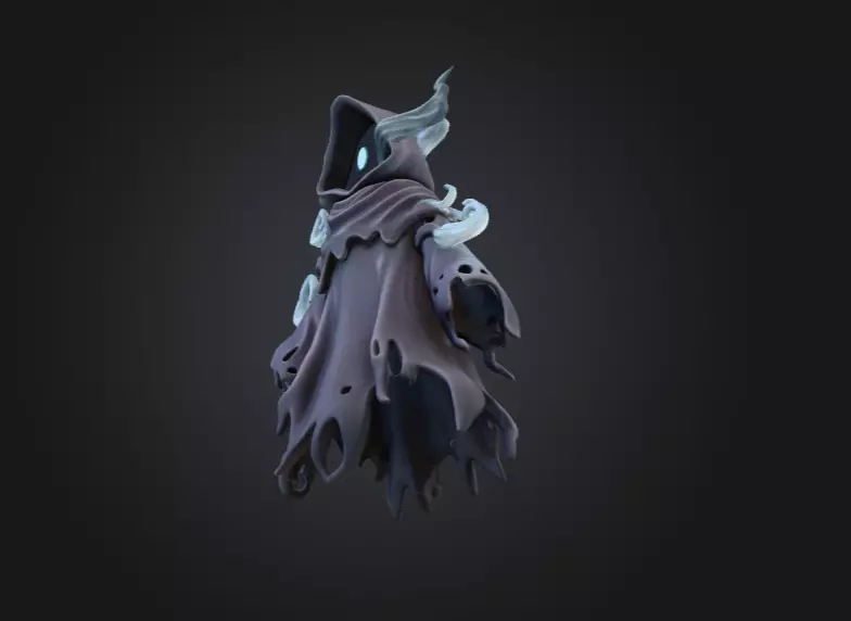 Spectral Wraith Low-poly 3D model_13